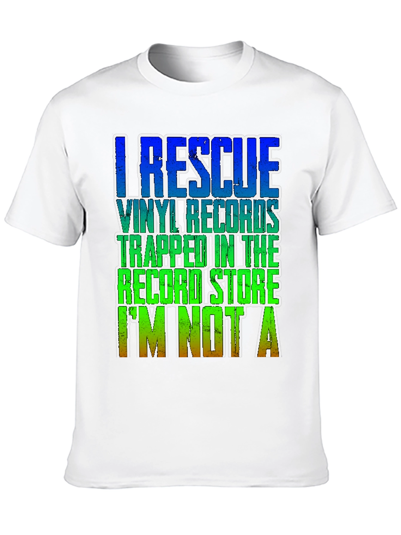 Vinyl Record Rescuer Graphic T-Shirt