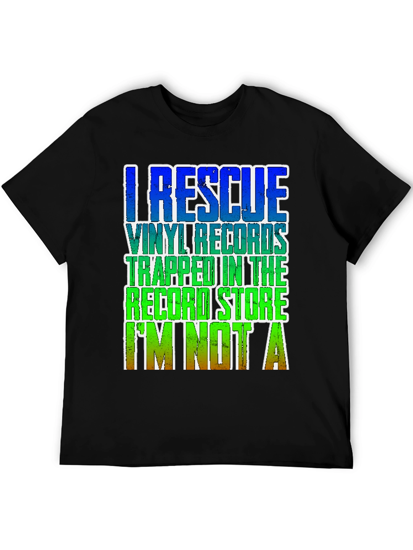 Vinyl Record Rescuer Graphic T-Shirt