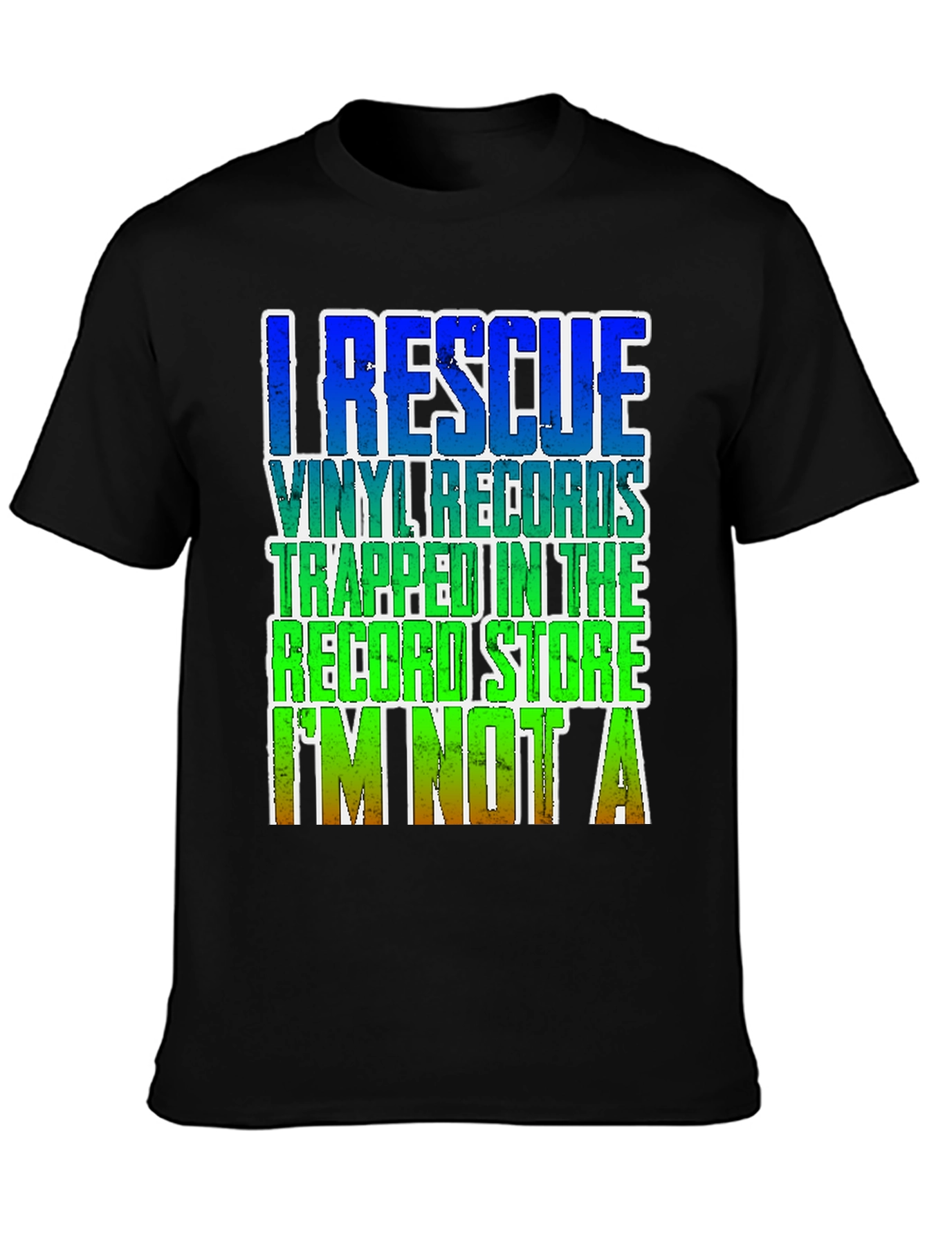 Vinyl Record Rescuer Graphic T-Shirt