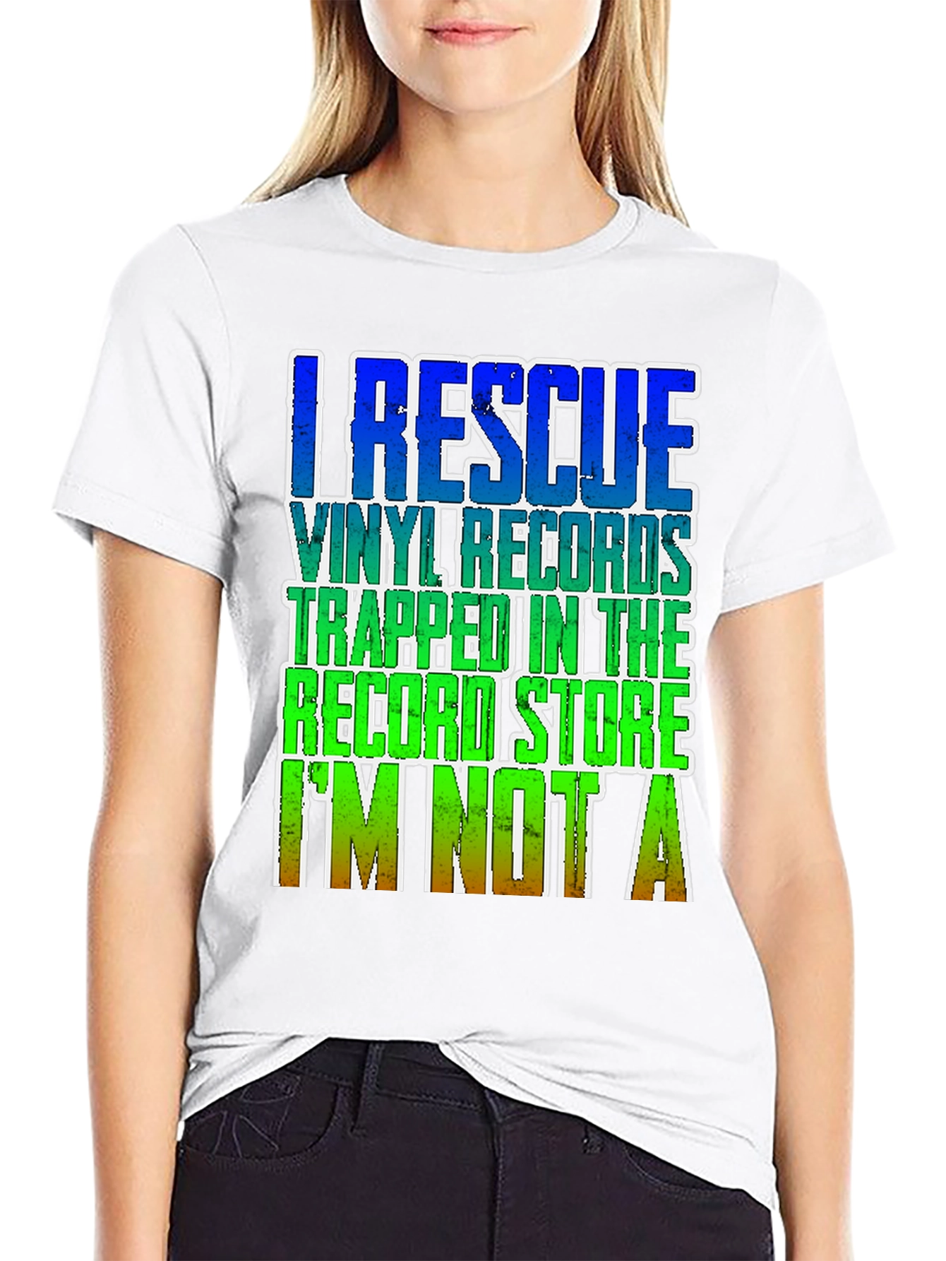 Vinyl Record Rescuer Graphic T-Shirt