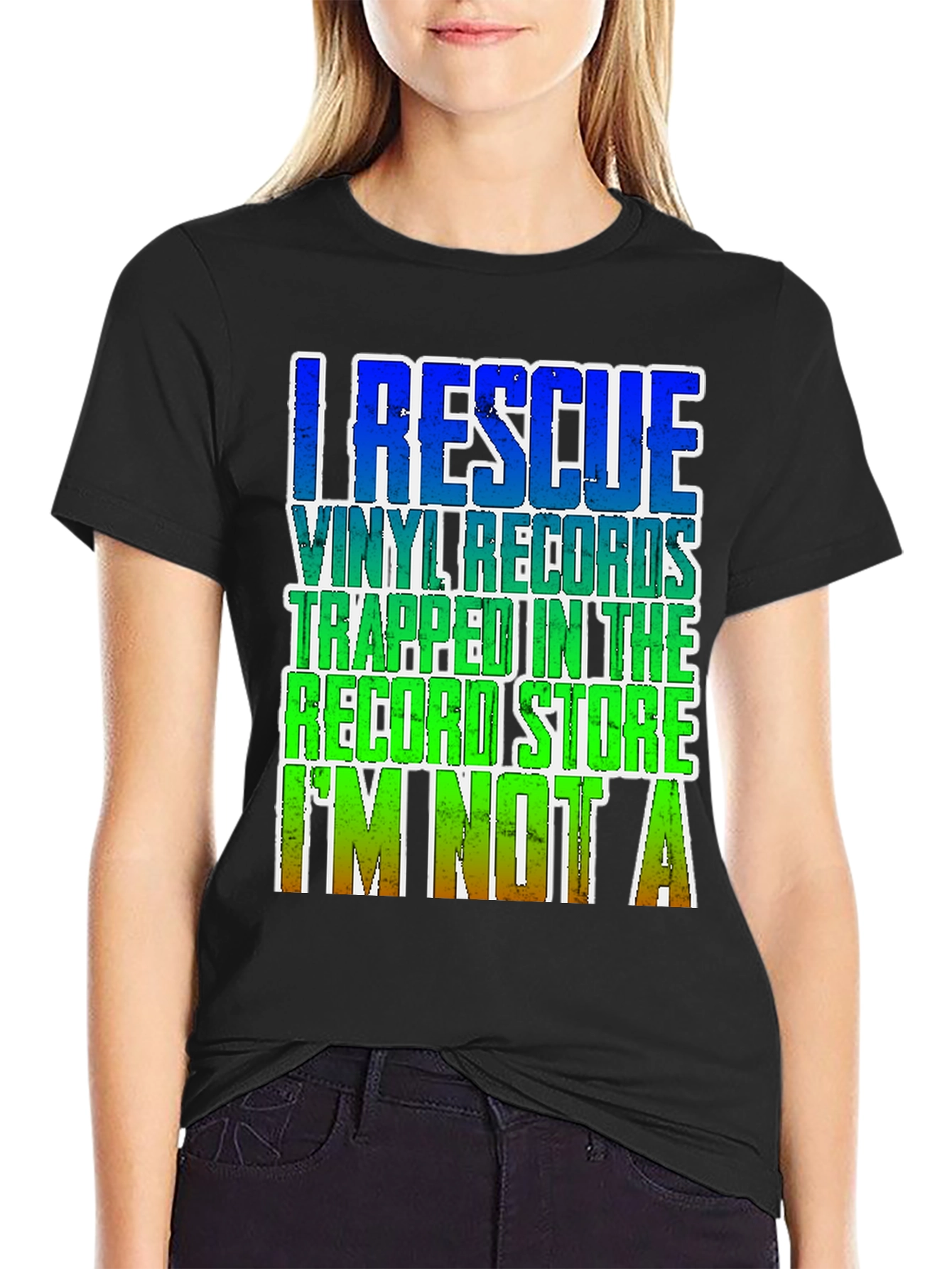 Vinyl Record Rescuer Graphic T-Shirt