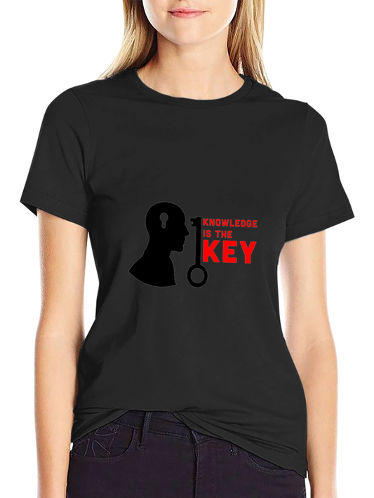 Knowledge is Key Graphic T-Shirt