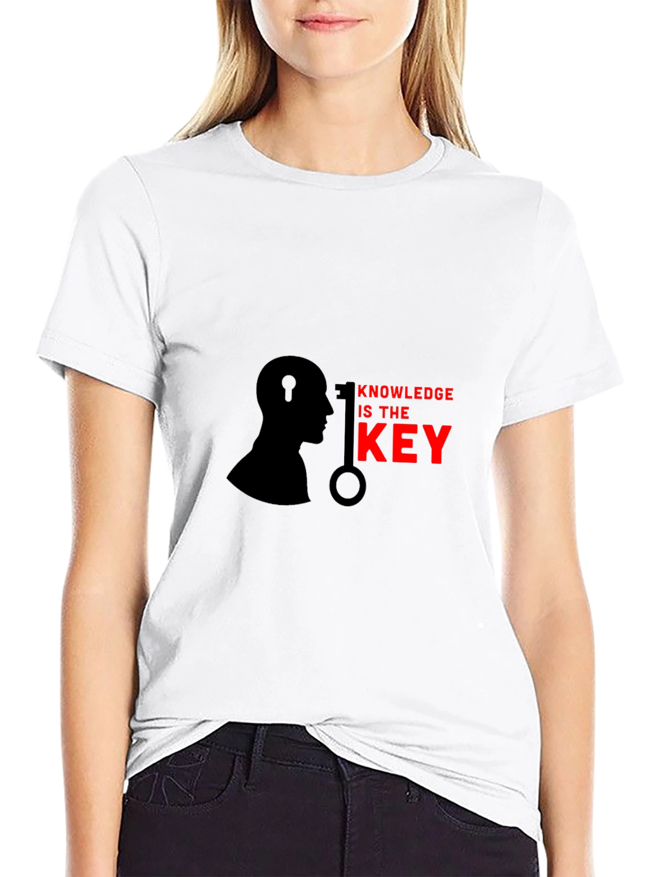 Knowledge is Key Graphic T-Shirt
