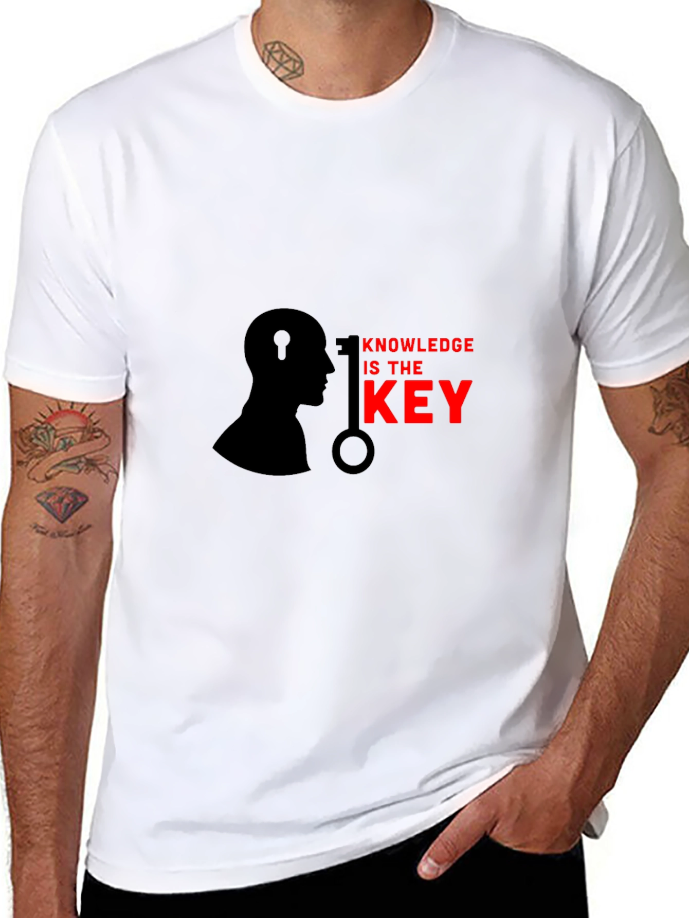 Knowledge is Key Graphic T-Shirt