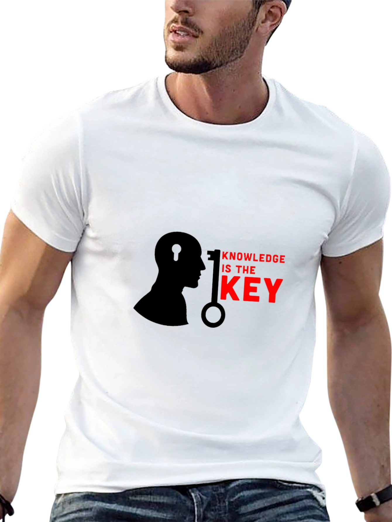 Knowledge is Key Graphic T-Shirt