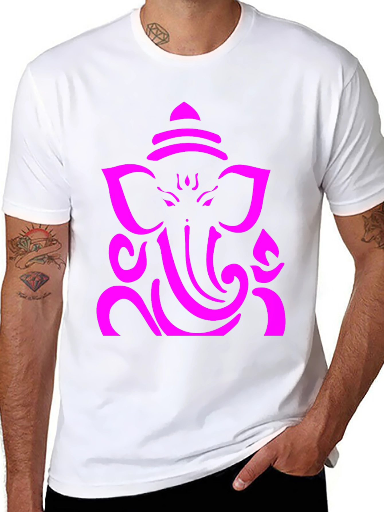 Ganesh Graphic Tee - Stylish Spiritual T-Shirt