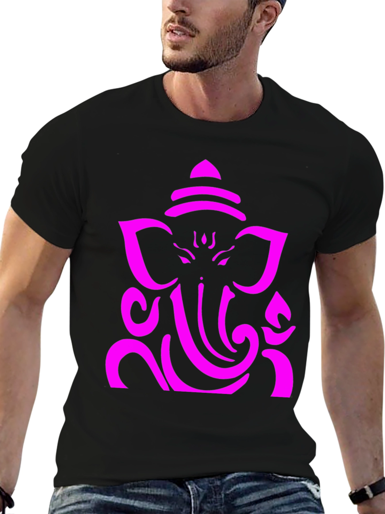 Ganesh Graphic Tee - Stylish Spiritual T-Shirt