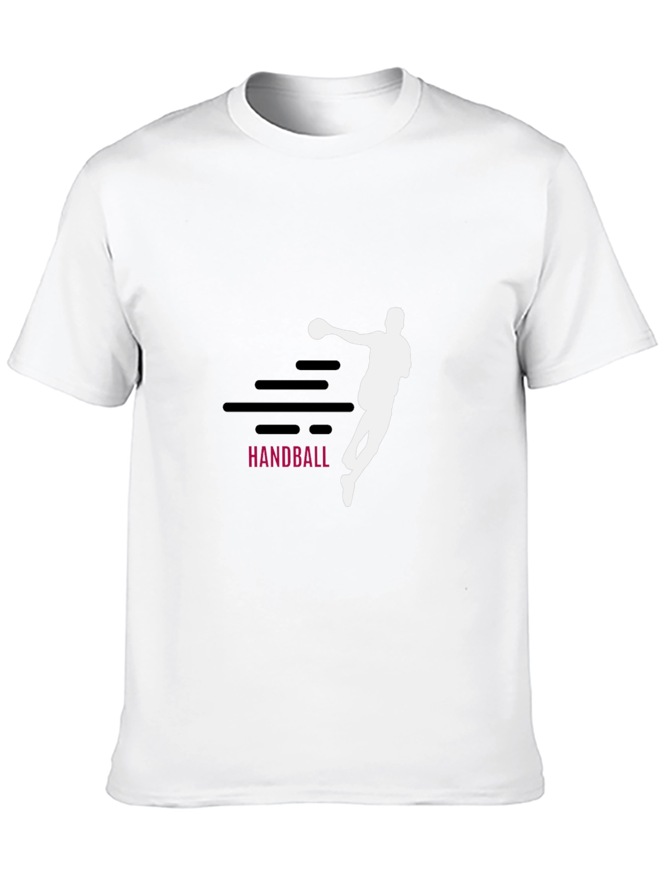Handball Graphic Tee - Sporty Black T-Shirt