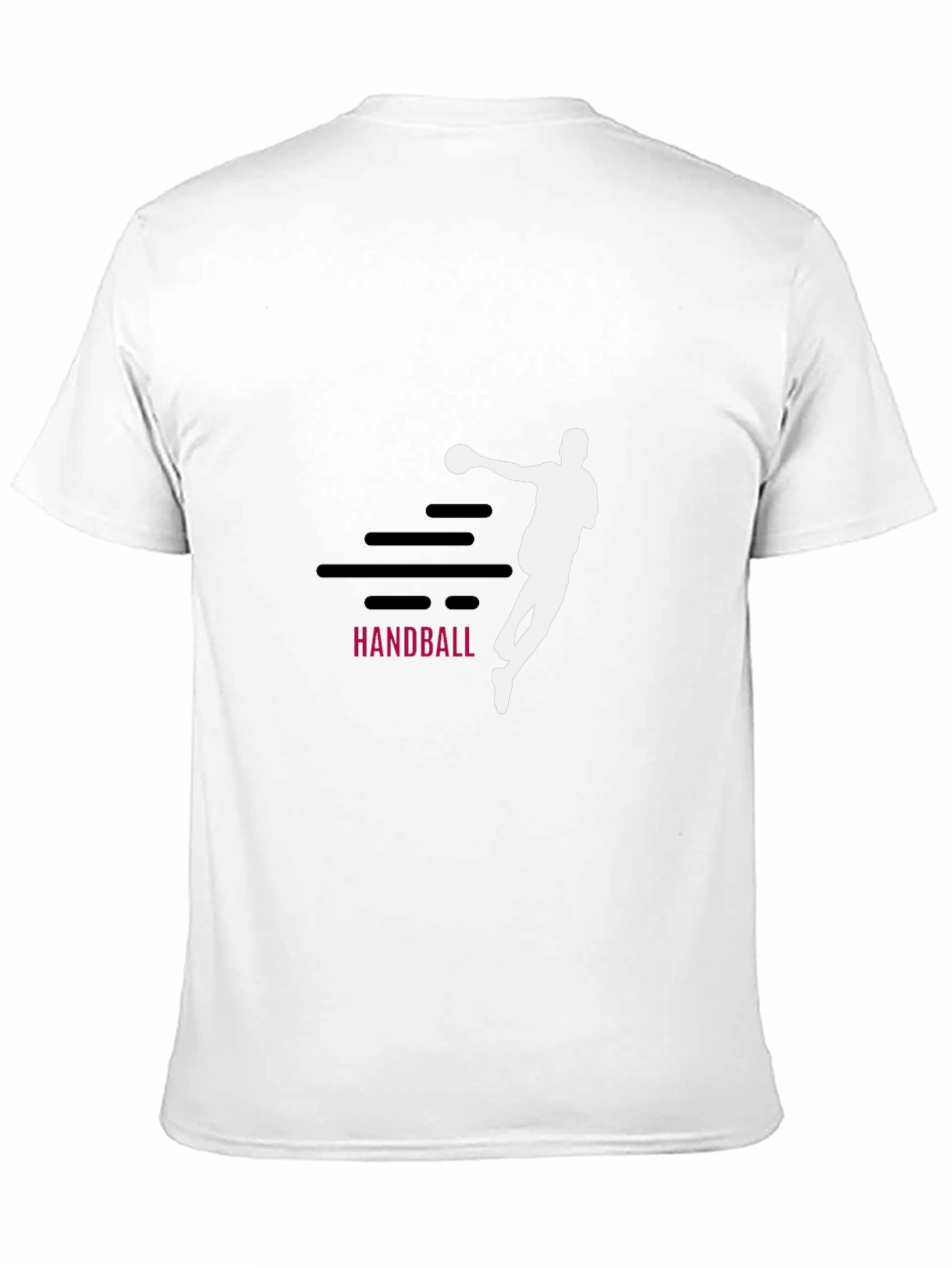 Handball Graphic Tee - Sporty Black T-Shirt