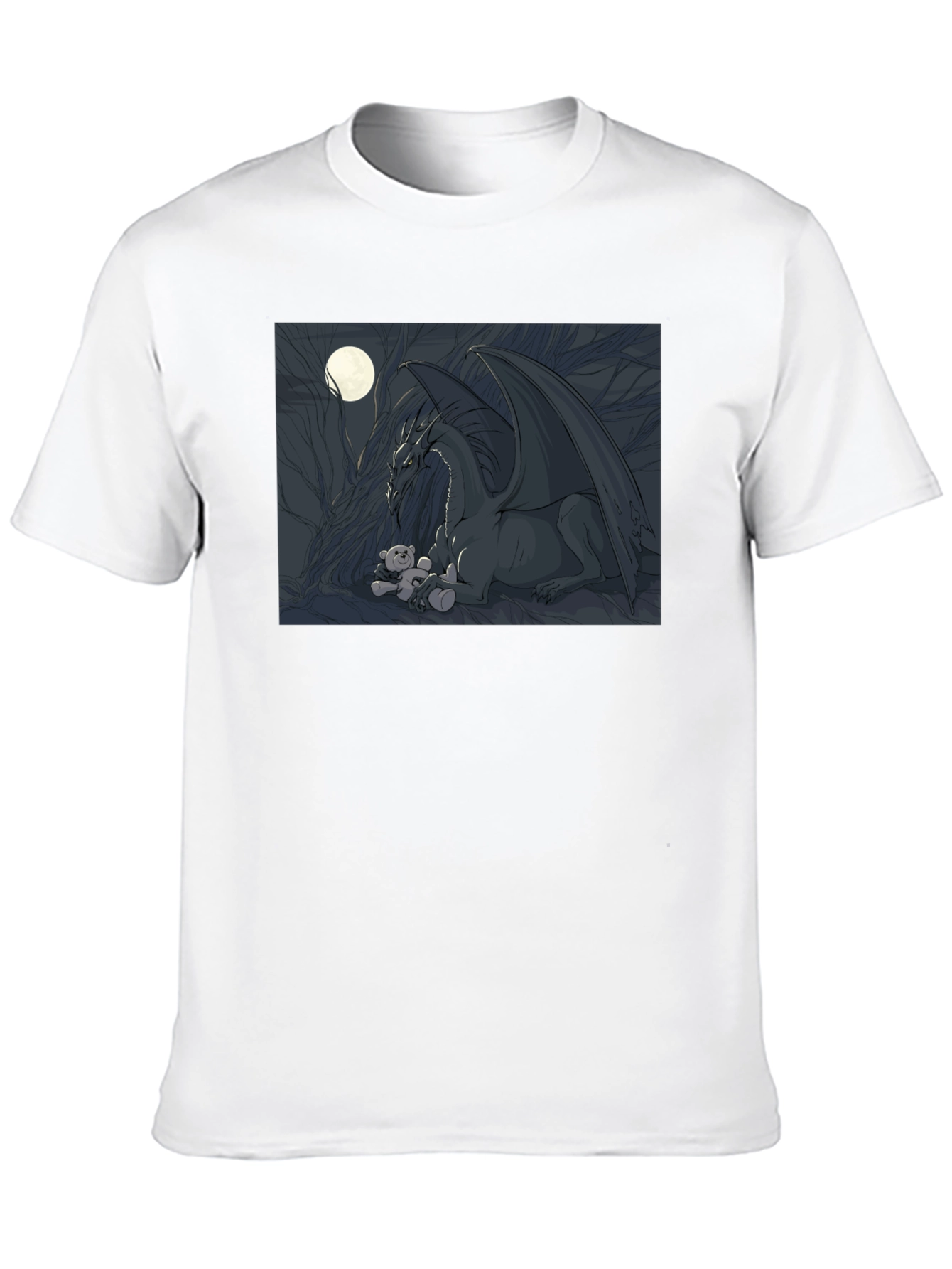 Dragon & Teddy Bear Graphic Tee