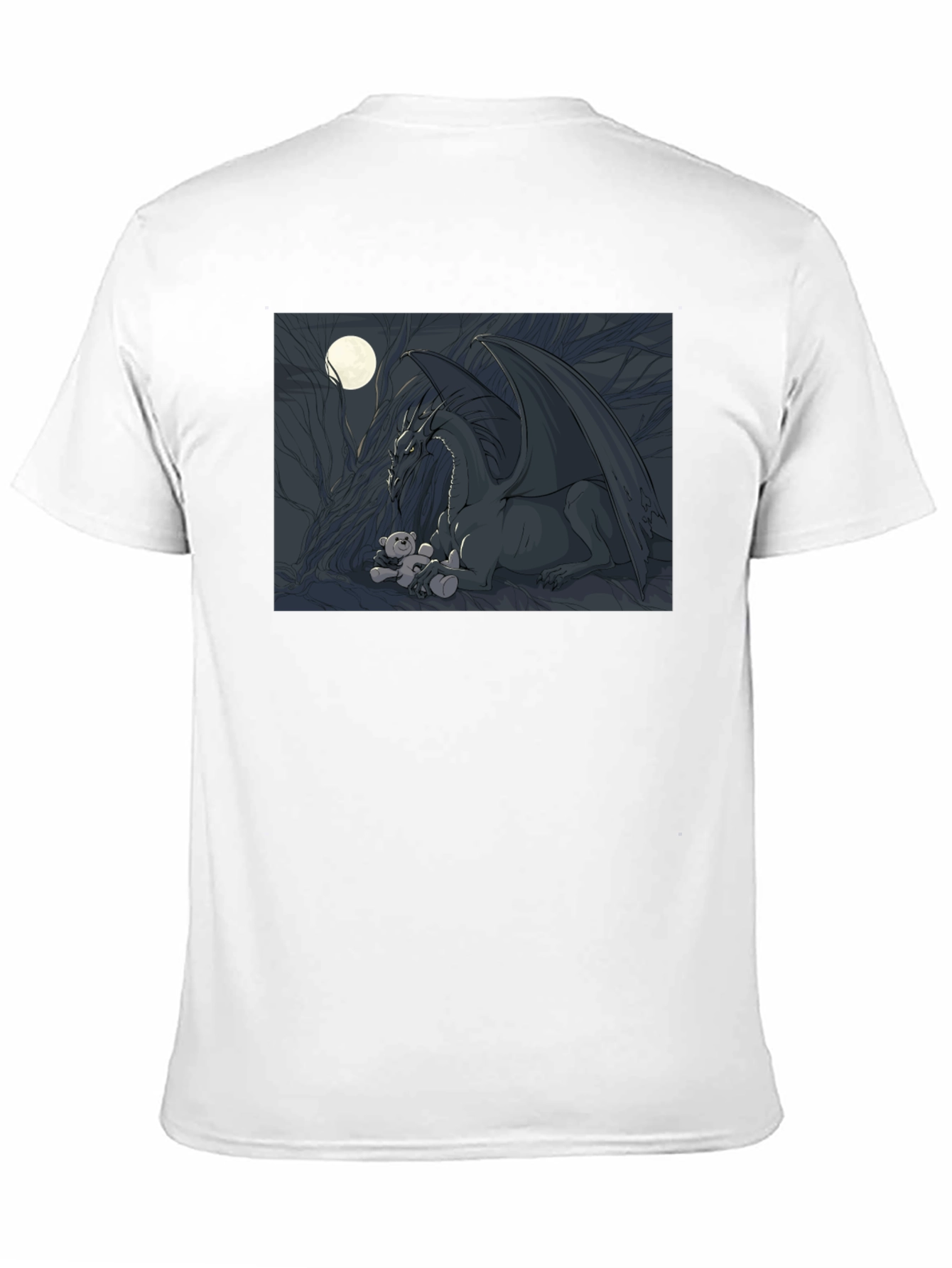 Dragon & Teddy Bear Graphic Tee