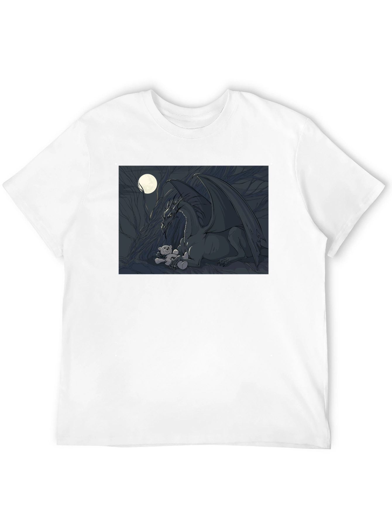 Dragon & Teddy Bear Graphic Tee