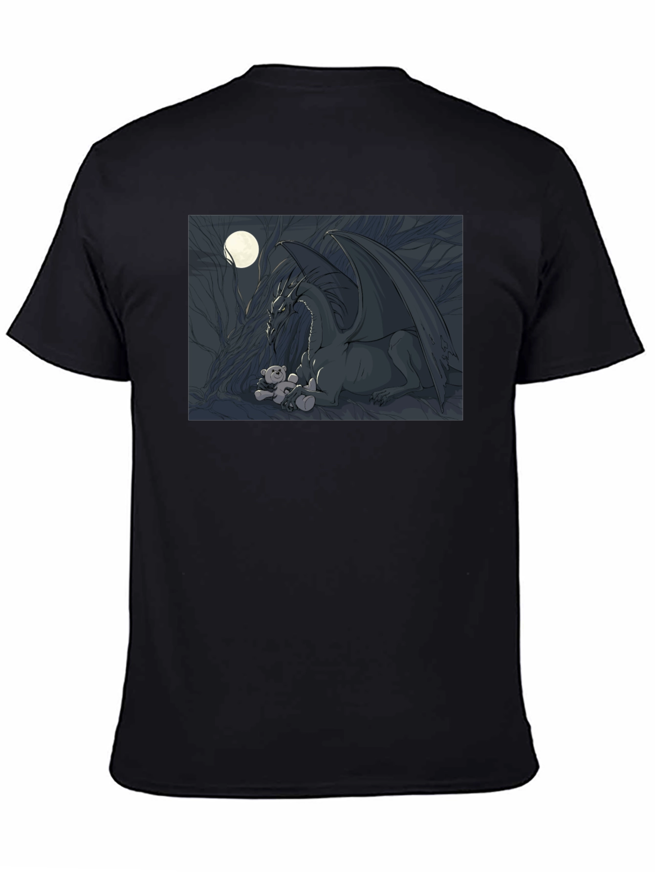 Dragon & Teddy Bear Graphic Tee