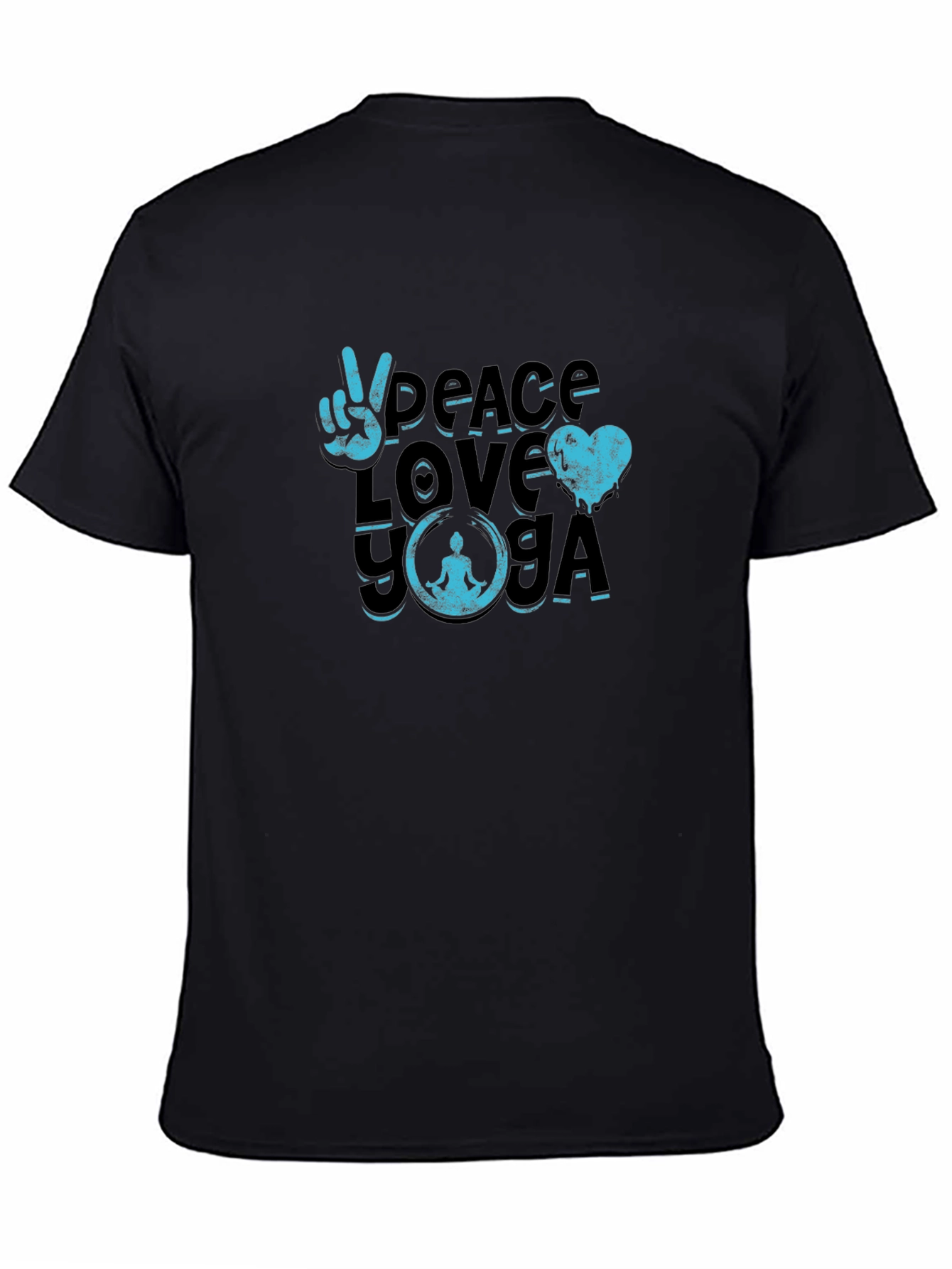 Peace Love Yoga Graphic T-Shirt