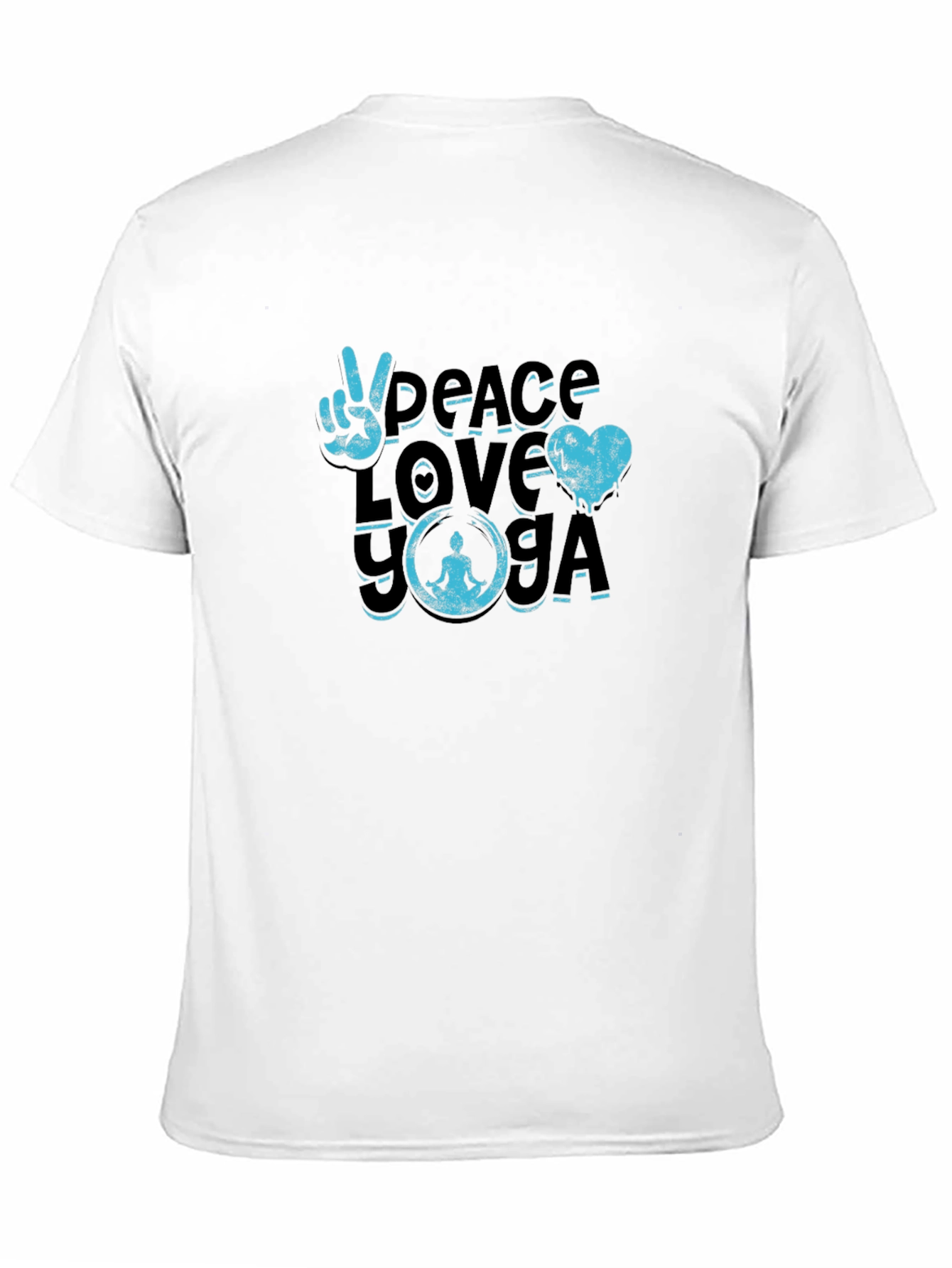 Peace Love Yoga Graphic T-Shirt