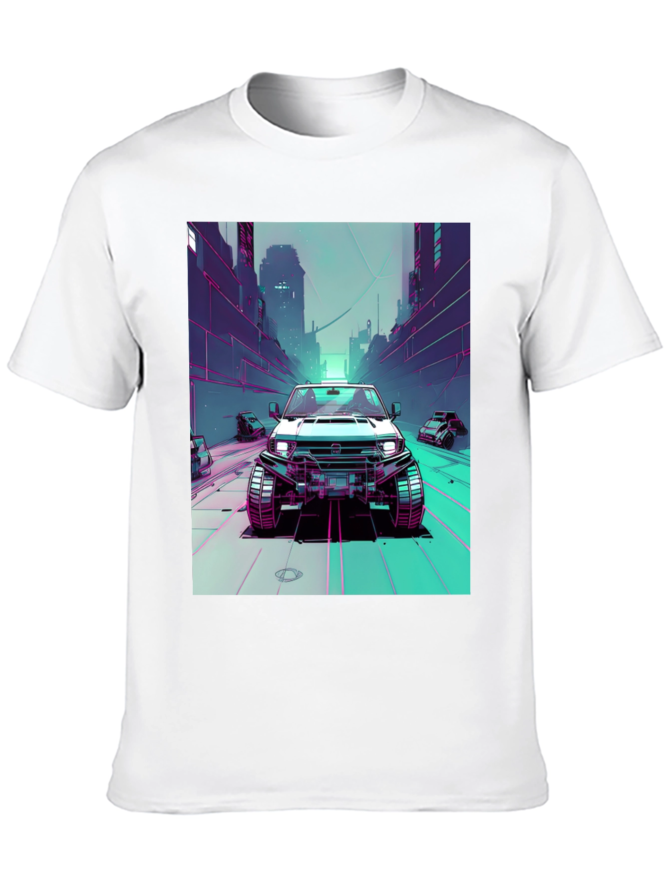Retro Cyberpunk Car T-Shirt