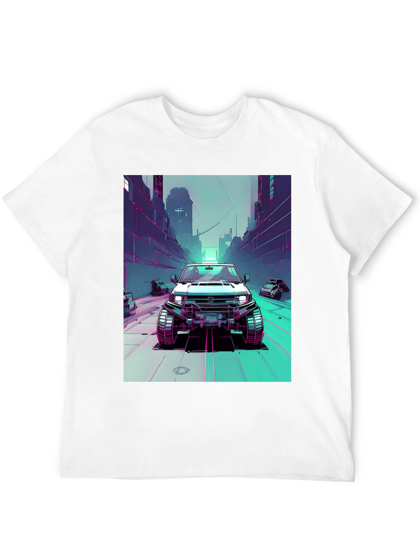 Retro Cyberpunk Car T-Shirt