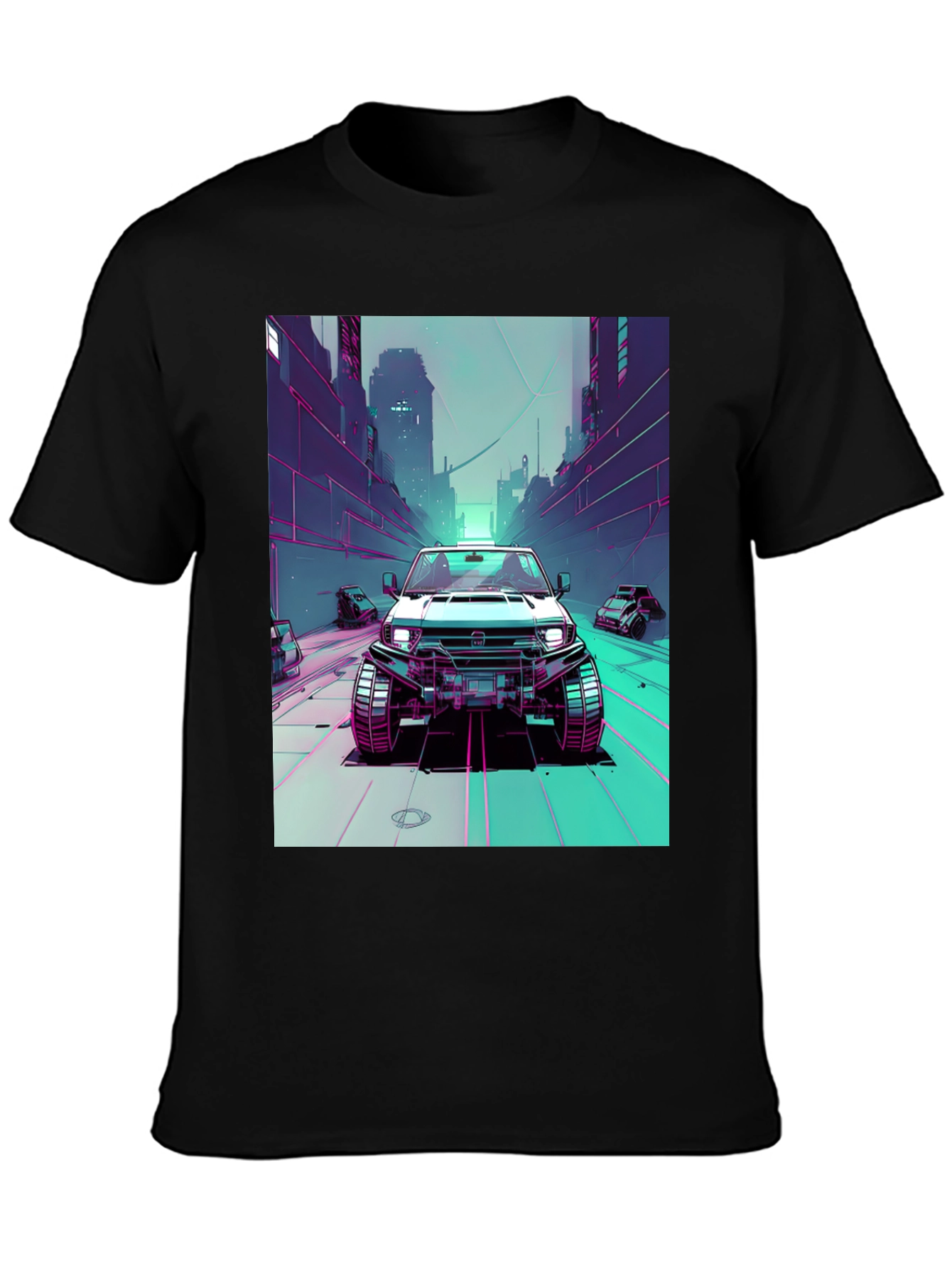Retro Cyberpunk Car T-Shirt