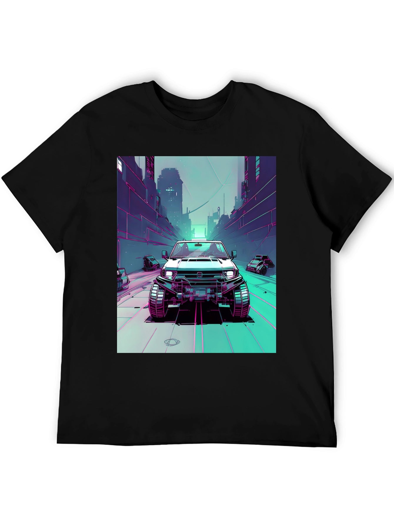 Retro Cyberpunk Car T-Shirt