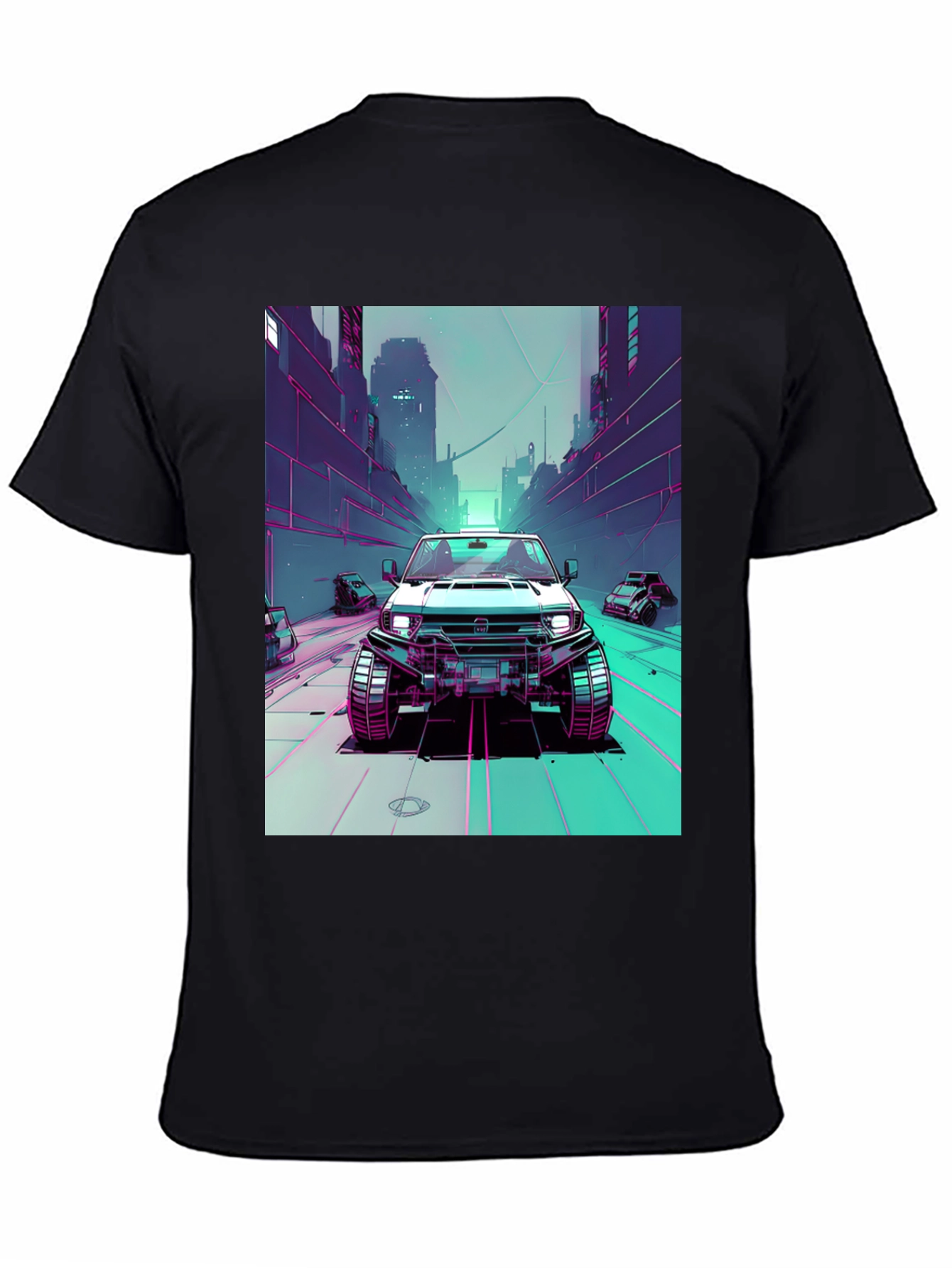 Retro Cyberpunk Car T-Shirt