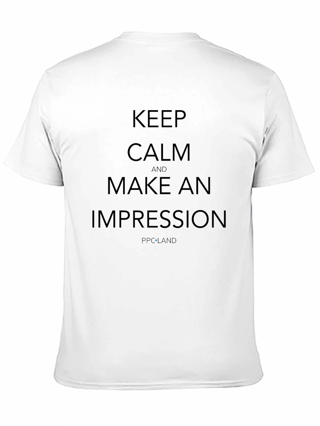 Keep Calm Impression Black T-Shirt