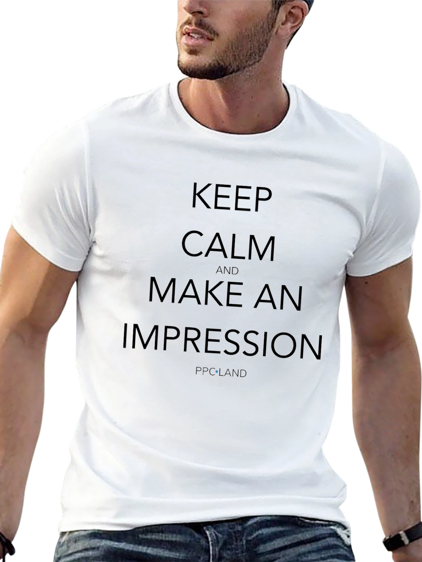 Keep Calm Impression Black T-Shirt
