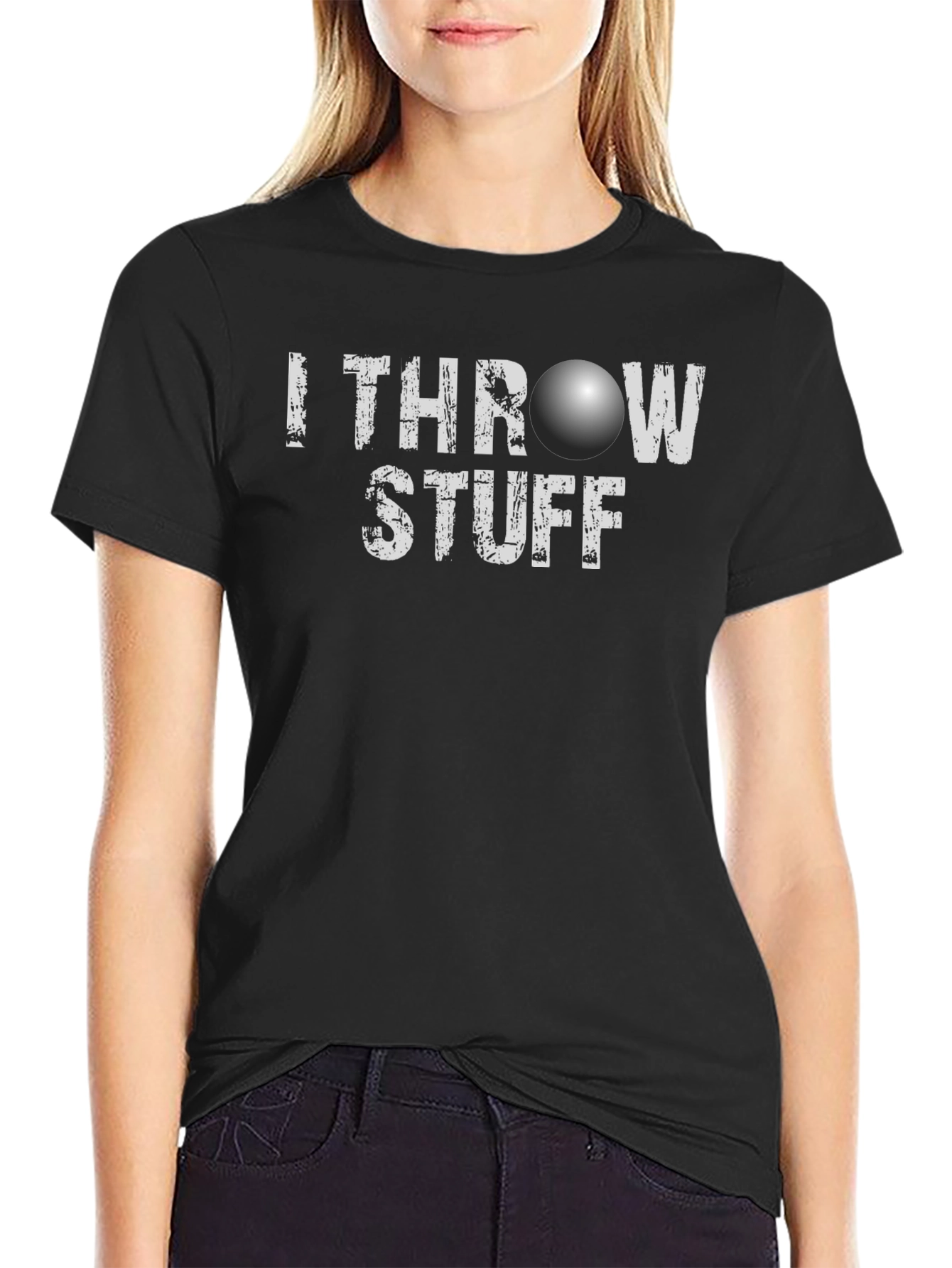 I Throw Stuff T-Shirt - Funny Novelty Tee