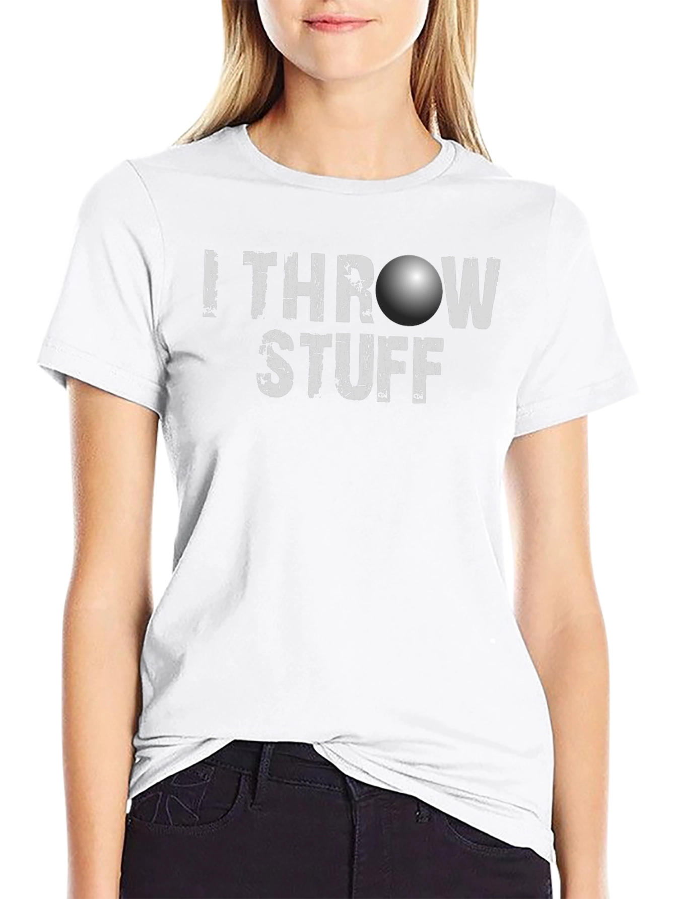 I Throw Stuff T-Shirt - Funny Novelty Tee