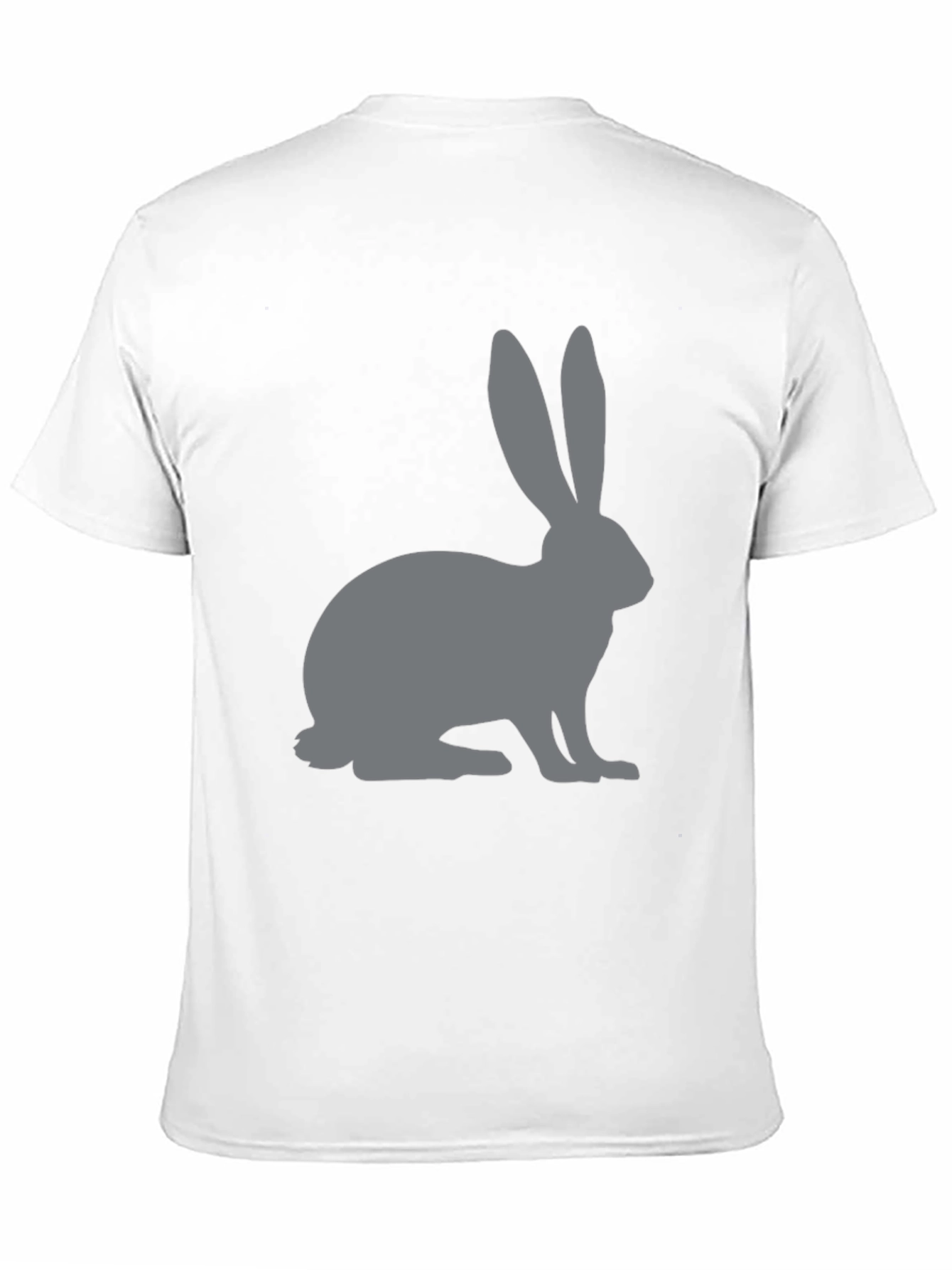 Rabbit Graphic T-Shirt - Black Cotton Tee
