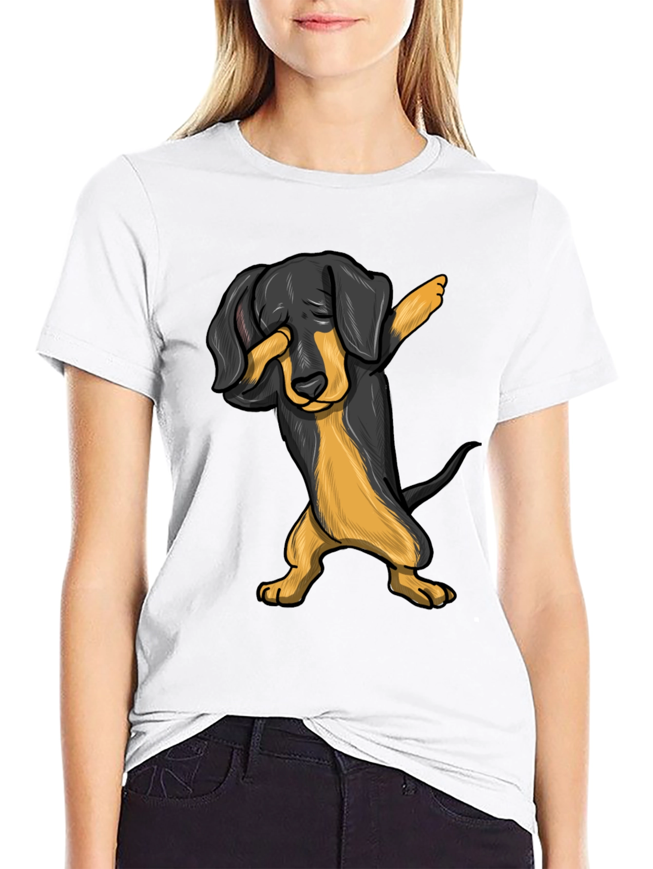 Dachshund Dabbing T-Shirt - Cute Dog Tee