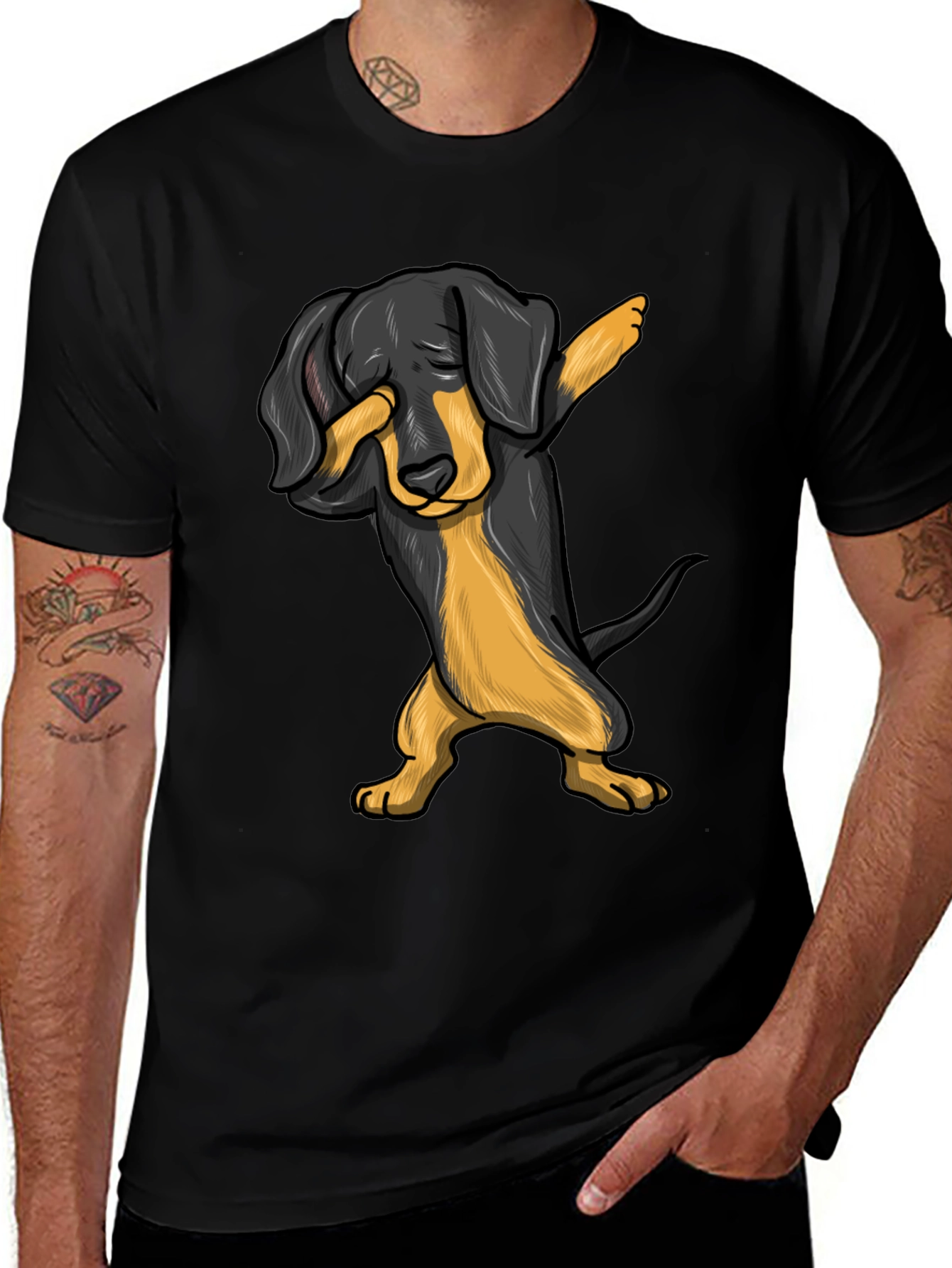 Dachshund Dabbing T-Shirt - Cute Dog Tee