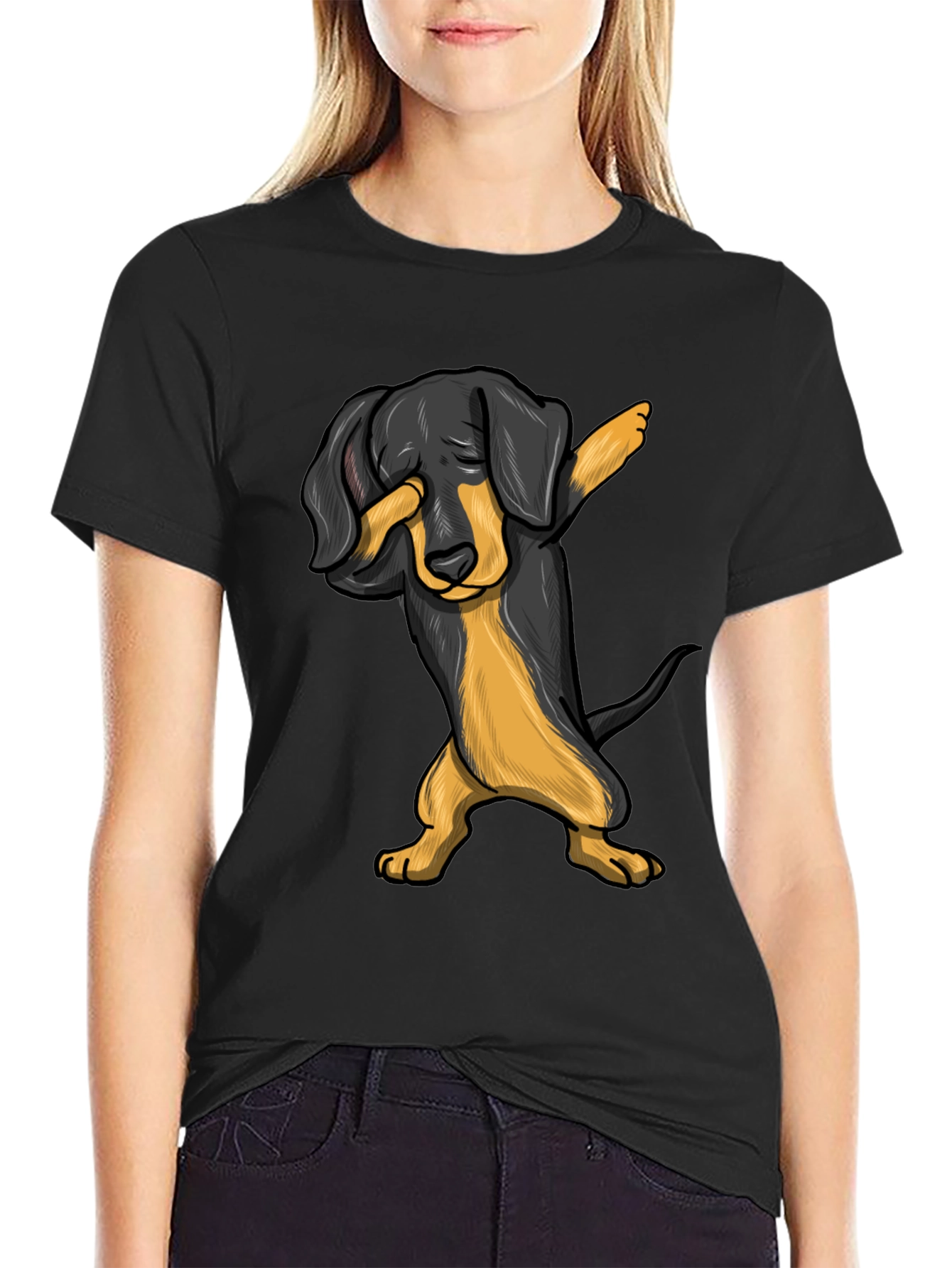 Dachshund Dabbing T-Shirt - Cute Dog Tee