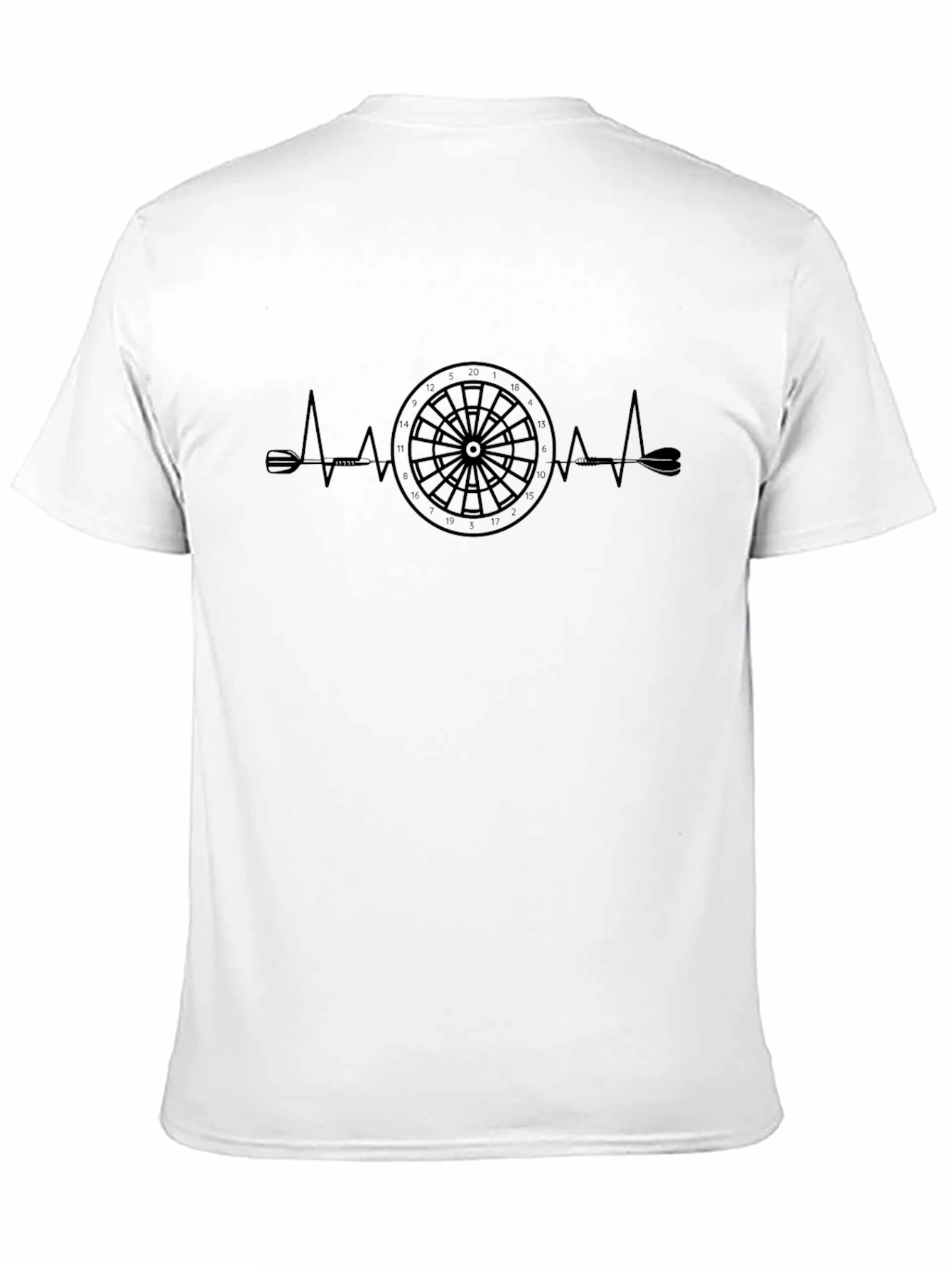 Darts Heartbeat Graphic T-Shirt
