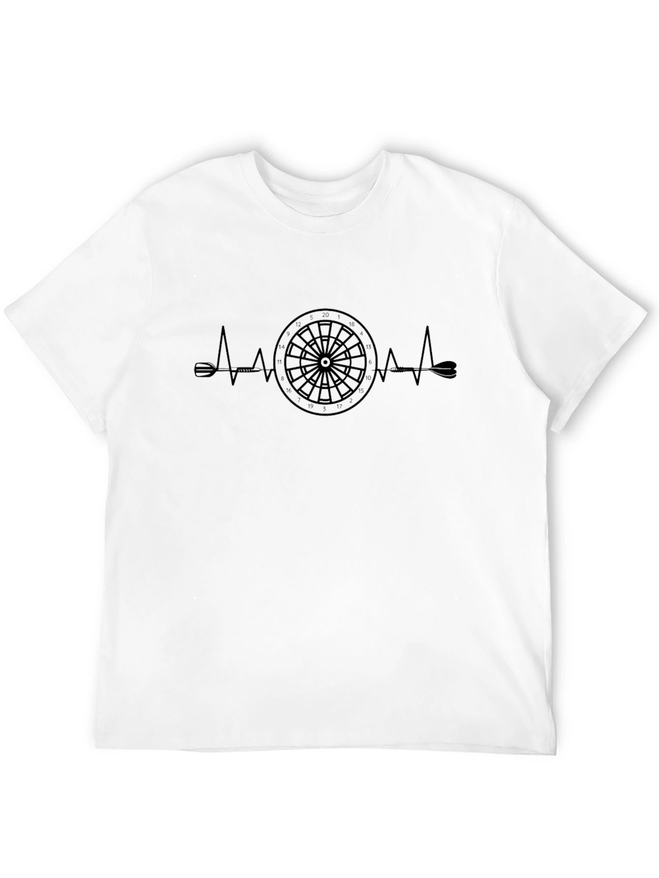 Darts Heartbeat Graphic T-Shirt