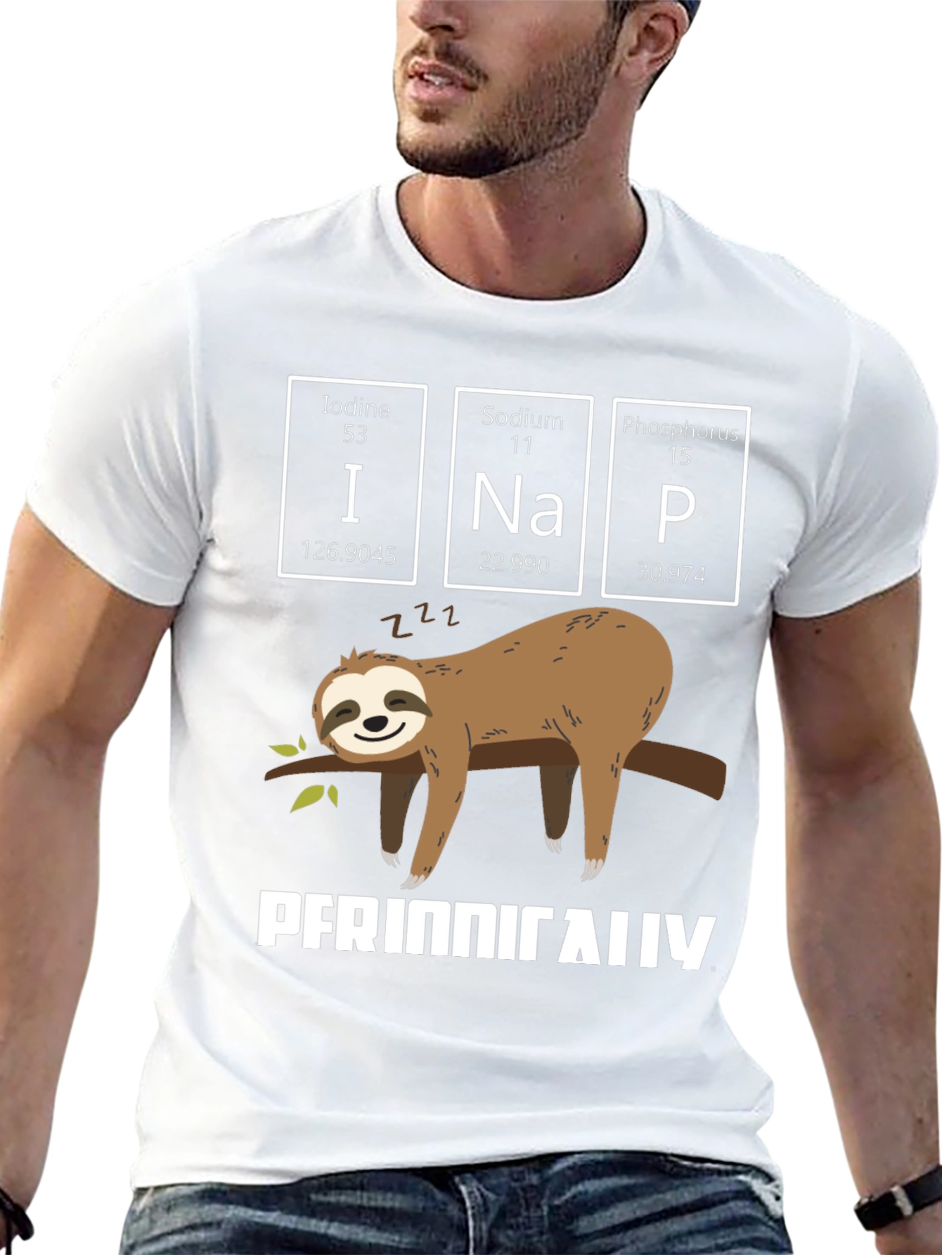 Periodic Table Sloth Nap T-Shirt