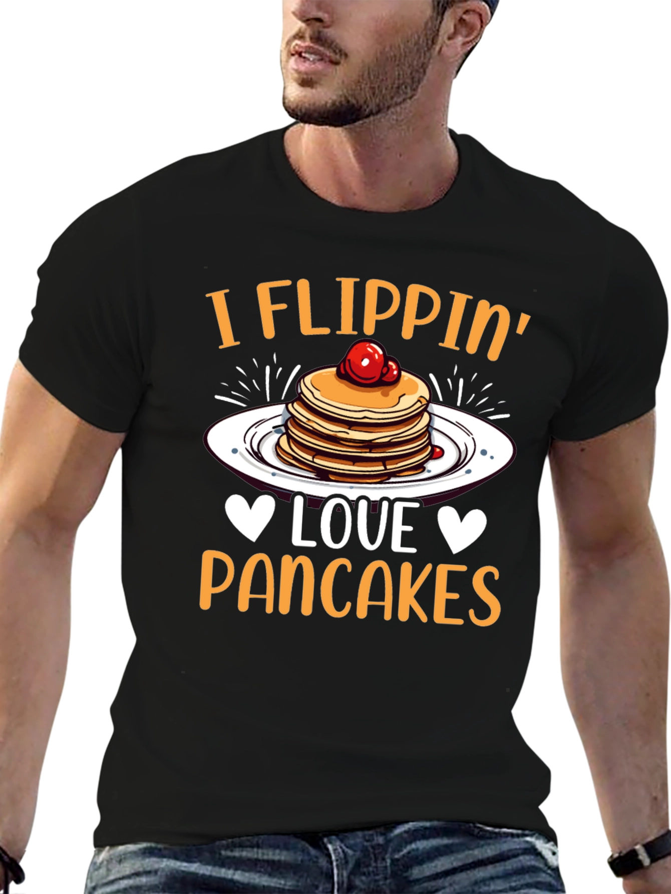 I Flippin Love Pancakes T-Shirt