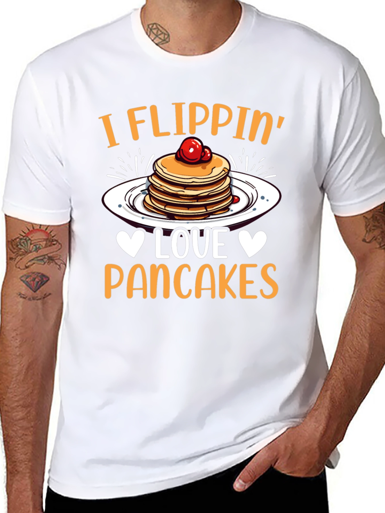 I Flippin Love Pancakes T-Shirt