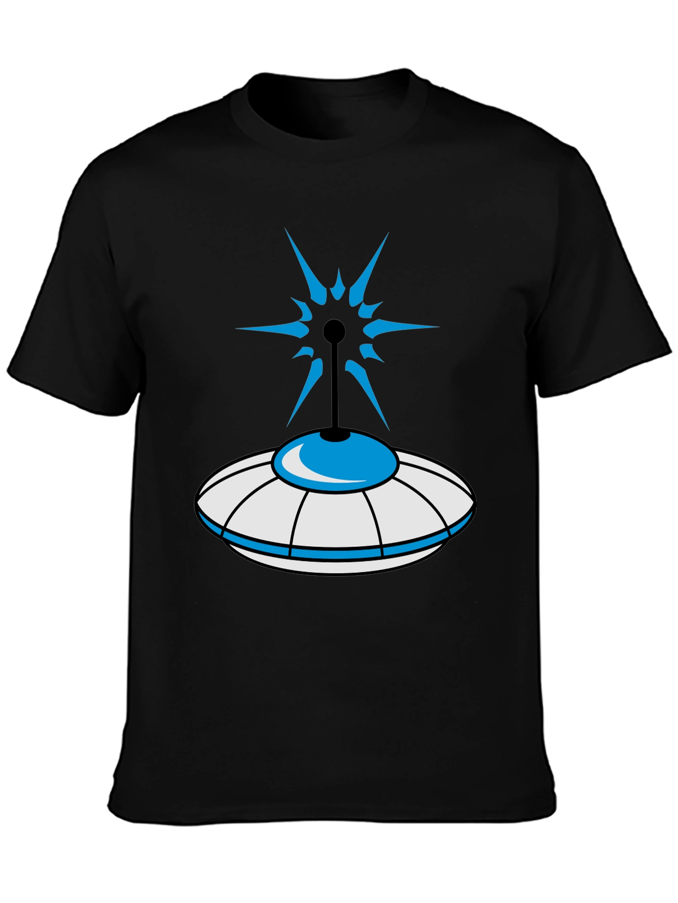 UFO Graphic Tee - Novelty Alien Spaceship T-Shirt