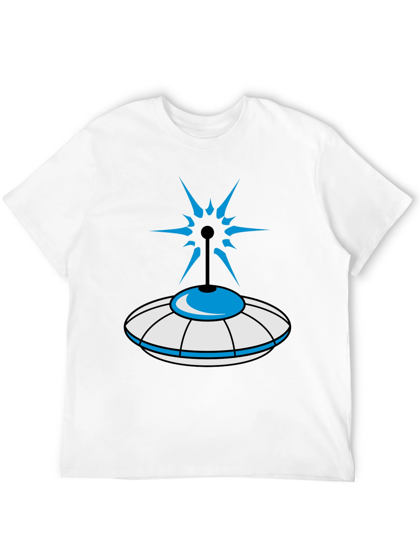 UFO Graphic Tee - Novelty Alien Spaceship T-Shirt