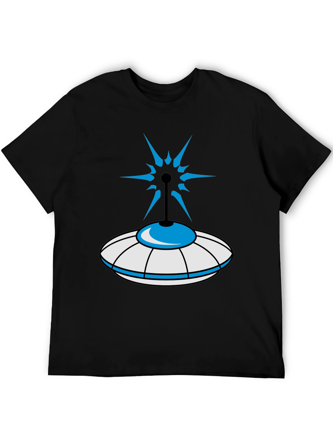 UFO Graphic Tee - Novelty Alien Spaceship T-Shirt