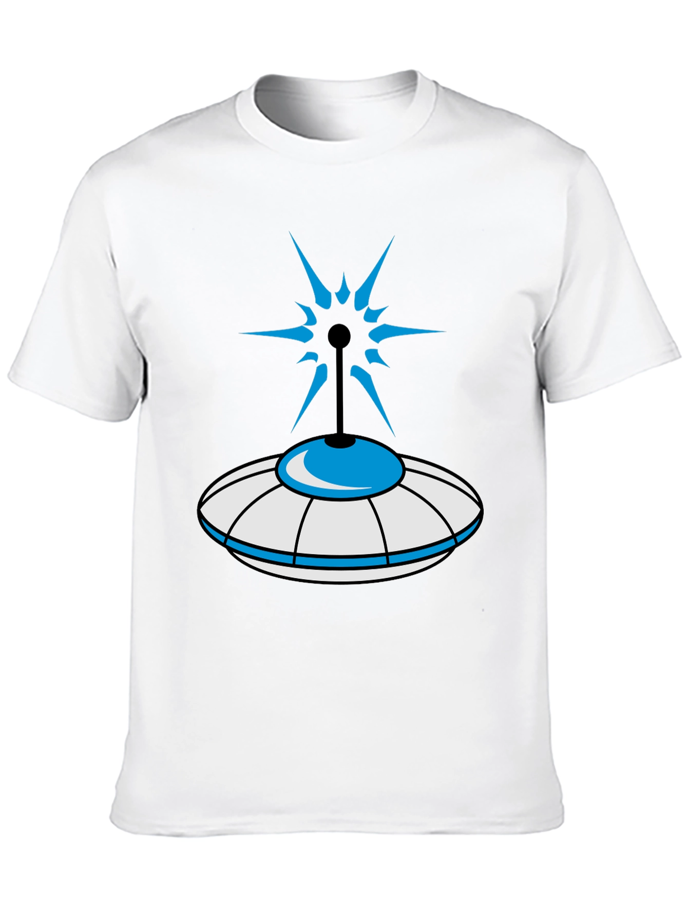 UFO Graphic Tee - Novelty Alien Spaceship T-Shirt