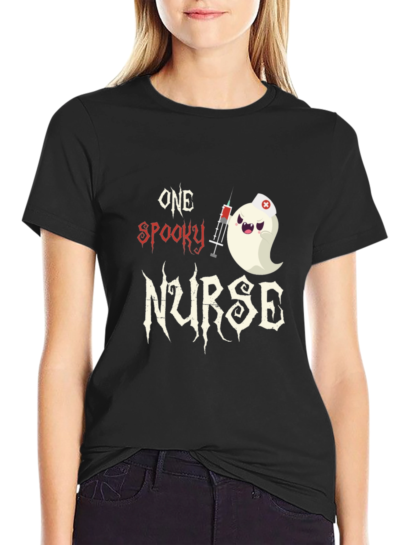 One Spooky Nurse Halloween T-Shirt