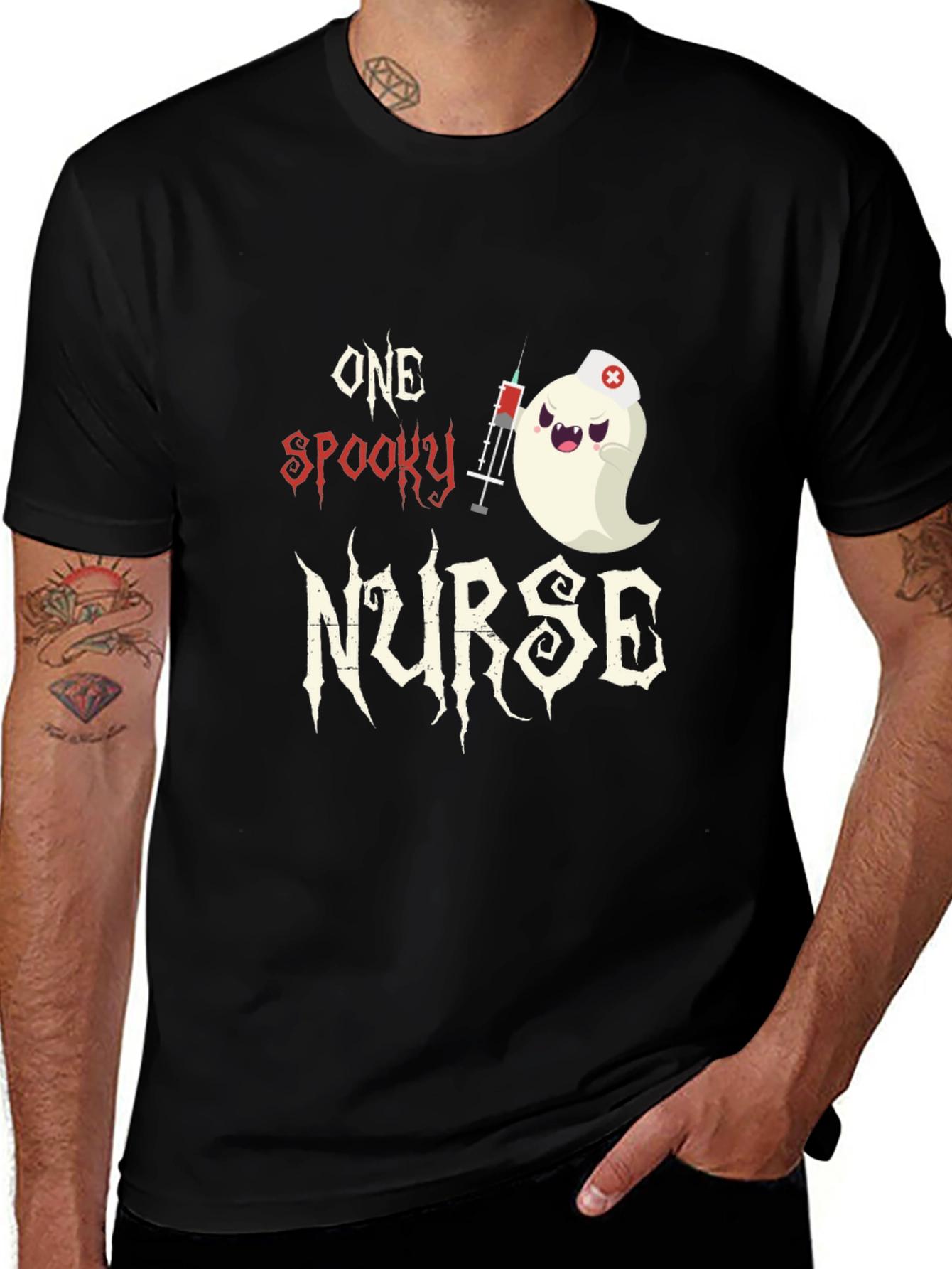 One Spooky Nurse Halloween T-Shirt