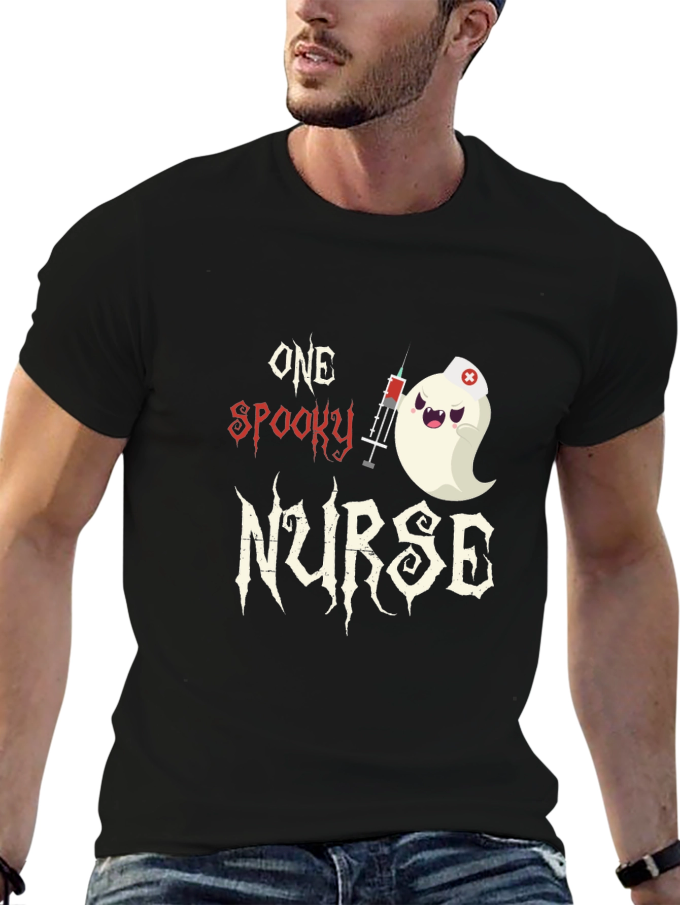 One Spooky Nurse Halloween T-Shirt