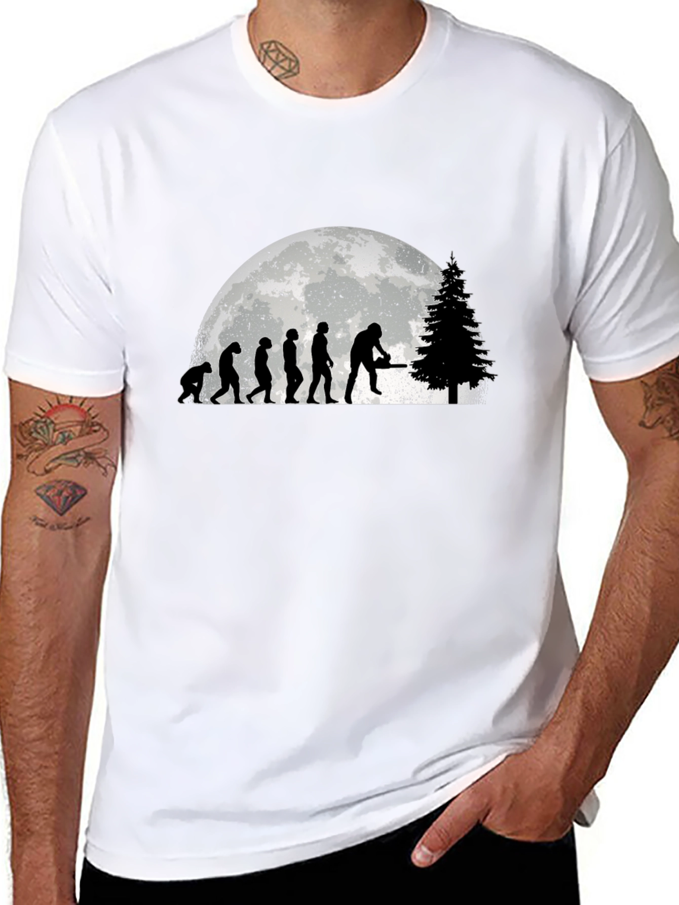 Evolution of Lumberjack T-Shirt