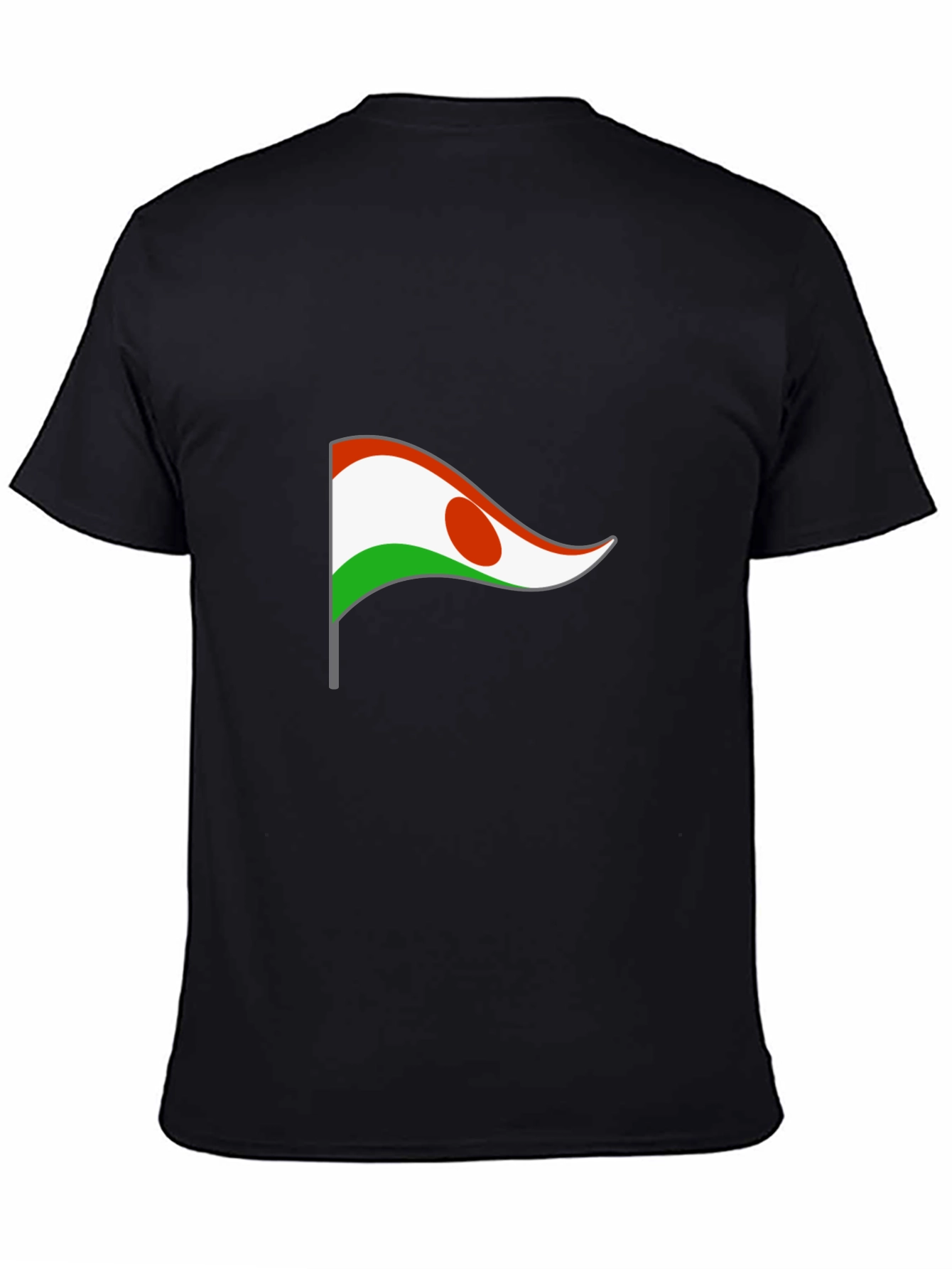 Niger Flag T-Shirt - Black Graphic Tee