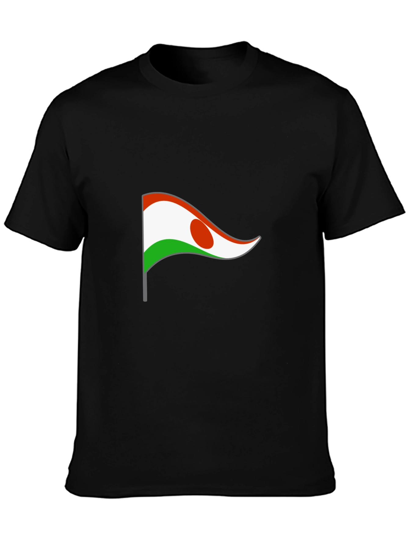 Niger Flag T-Shirt - Black Graphic Tee