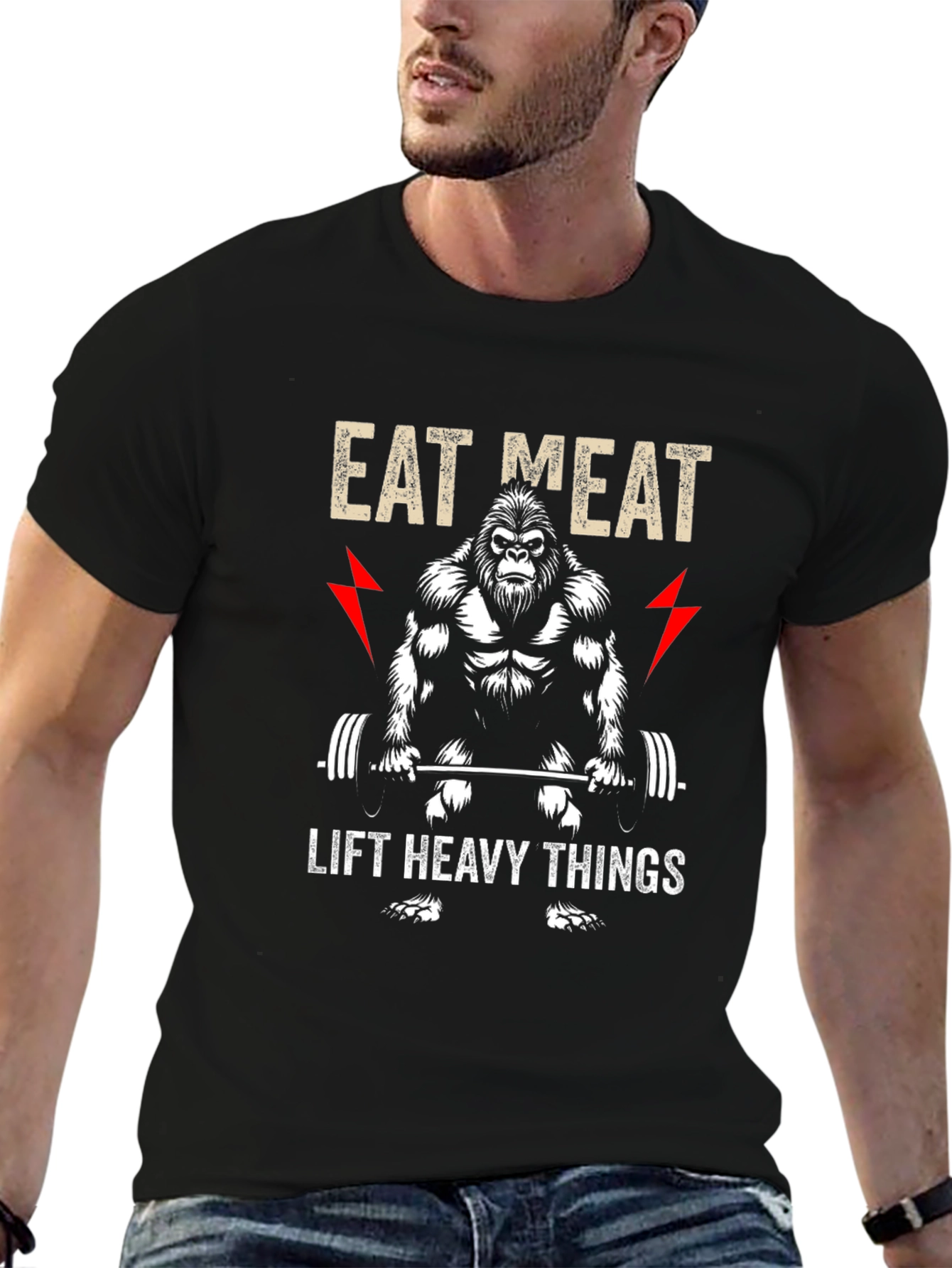 Eat Meat Lift Heavy Things T-Shirt