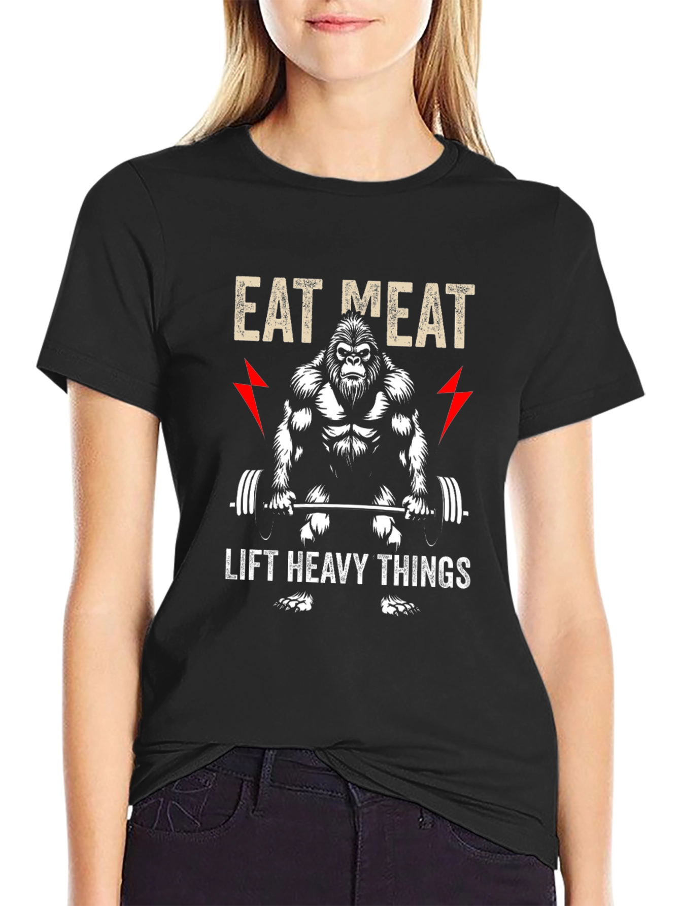 Eat Meat Lift Heavy Things T-Shirt