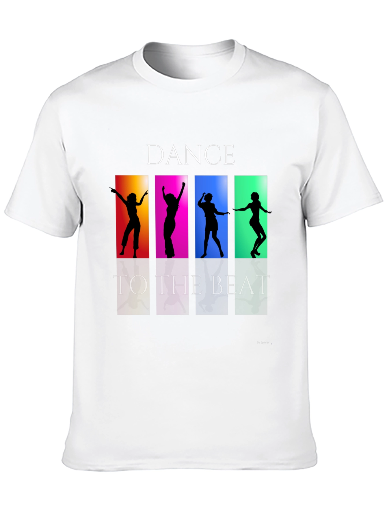 Dance to the Beat Graphic Tee - Black